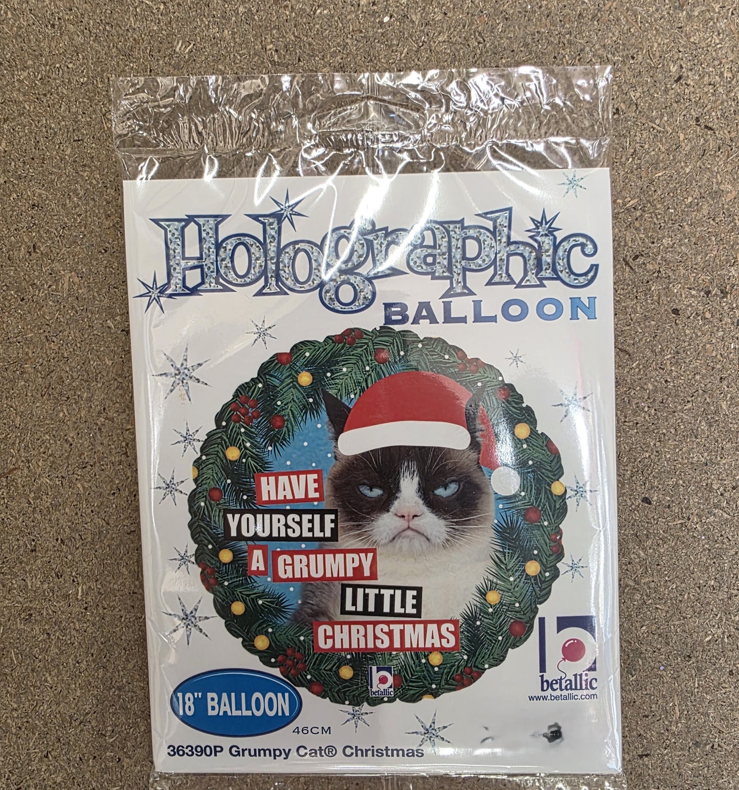 Balloon Grumpy Cat Xmas
