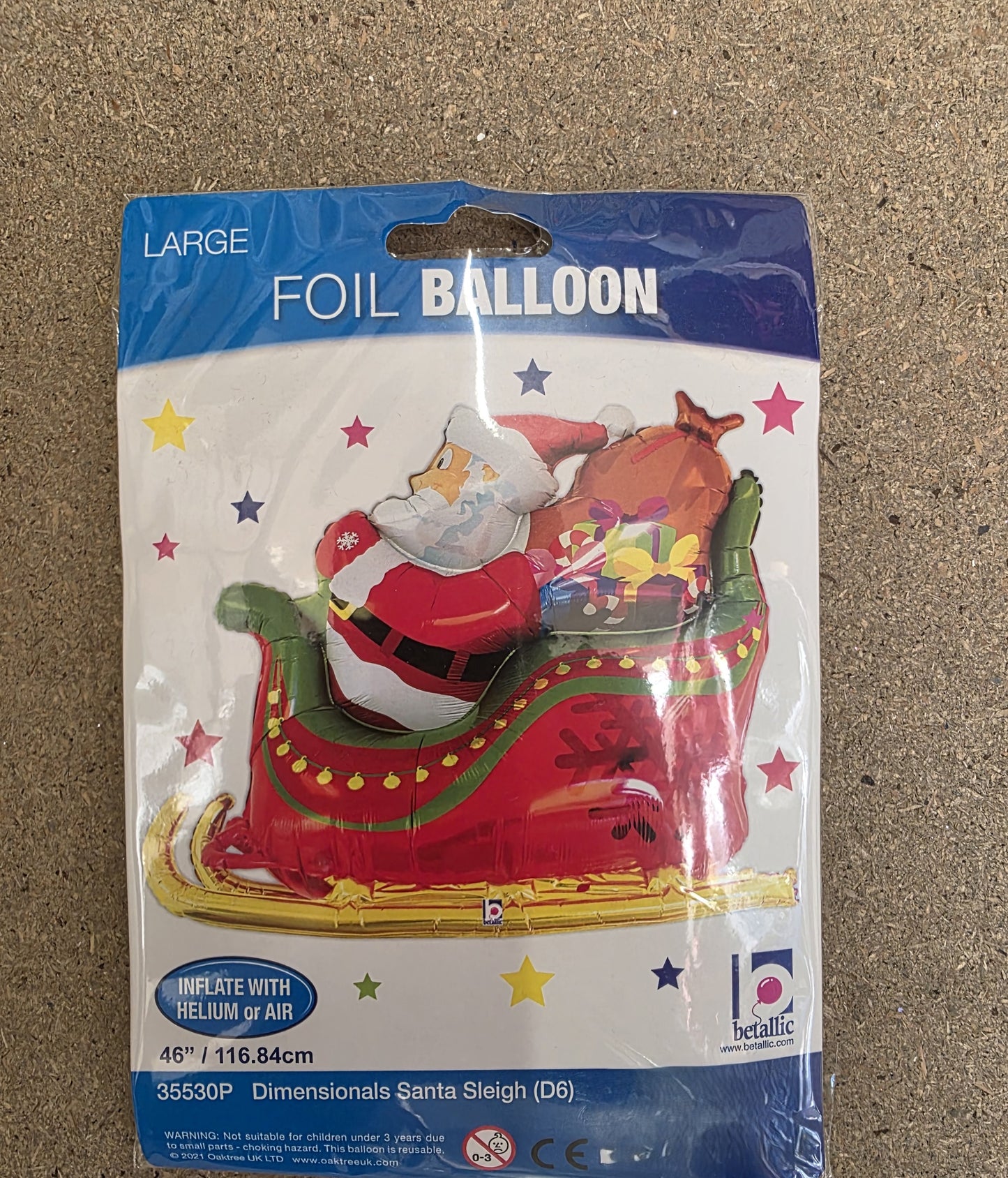 Balloon Santa Sleigh