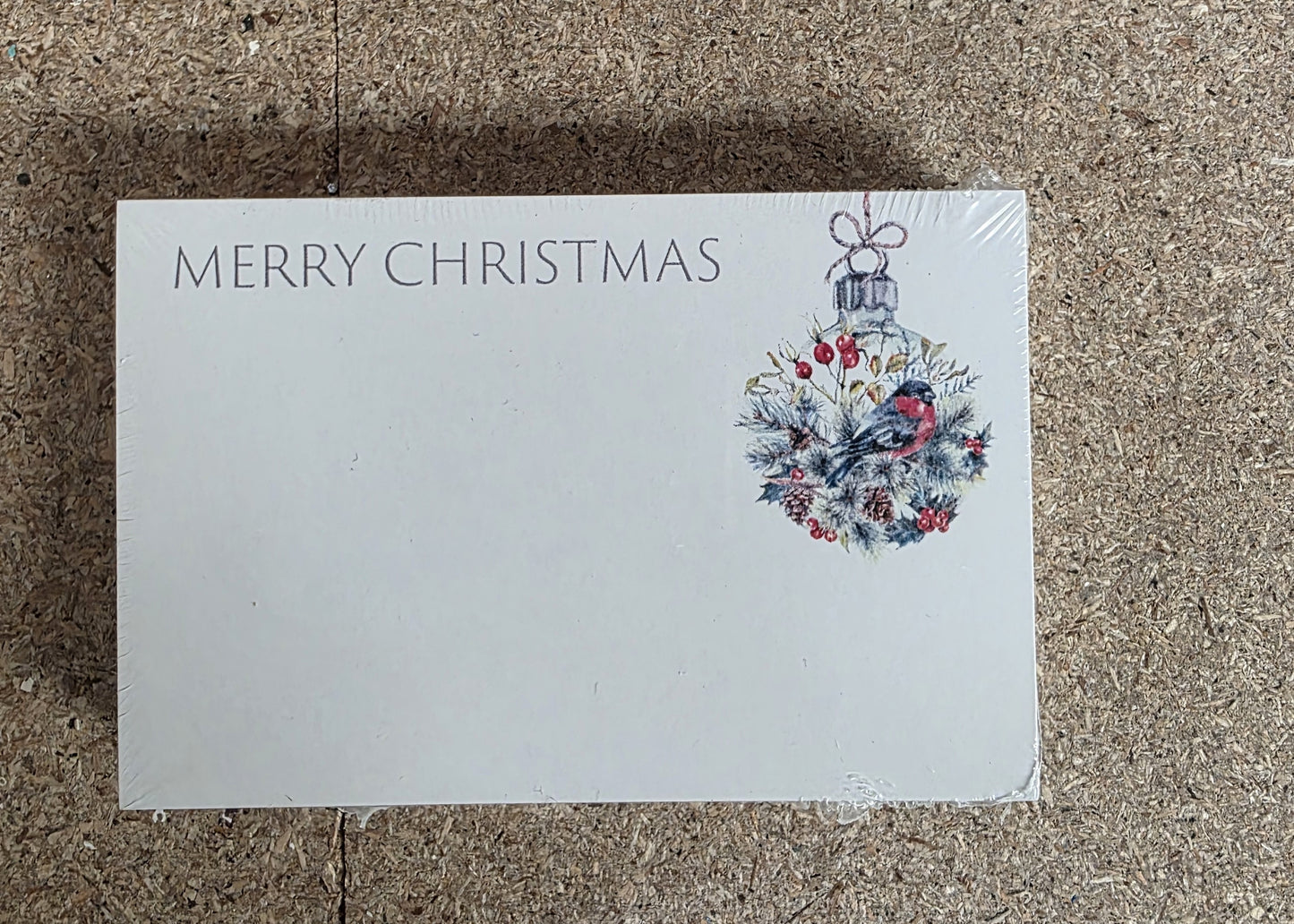 Small Card Christmas Bauble Nature