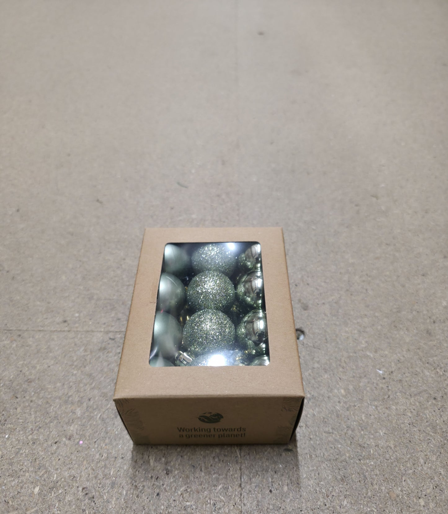 Bauble Multi Finish Sagegreen 30mm X24