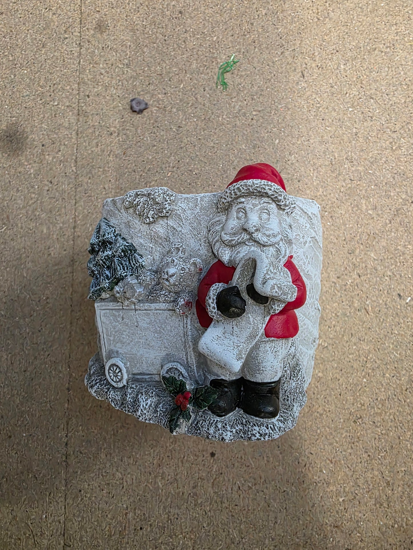 Cement Planter Father Christmas