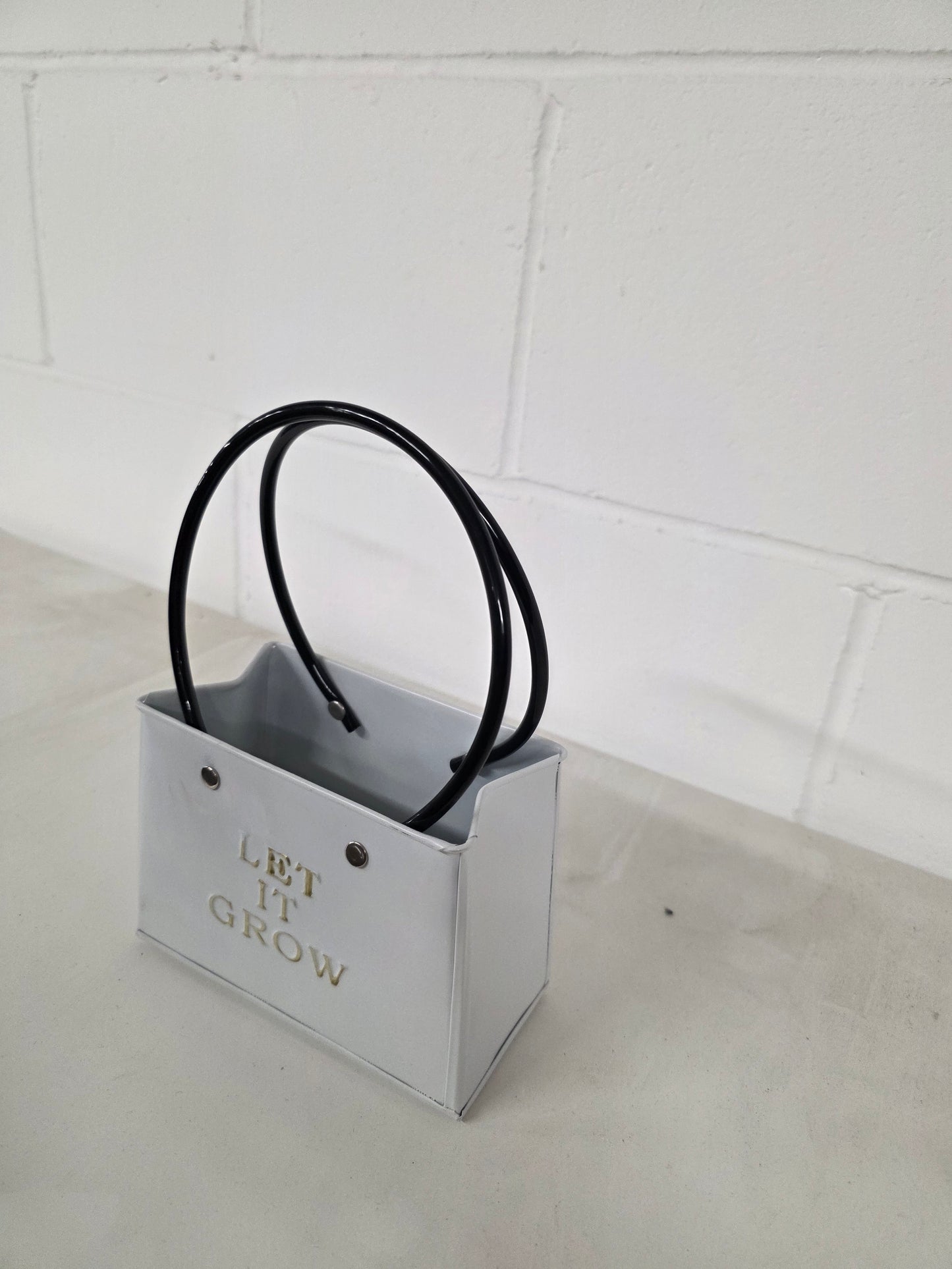 Pot Baggy Let It Grow White 14cm