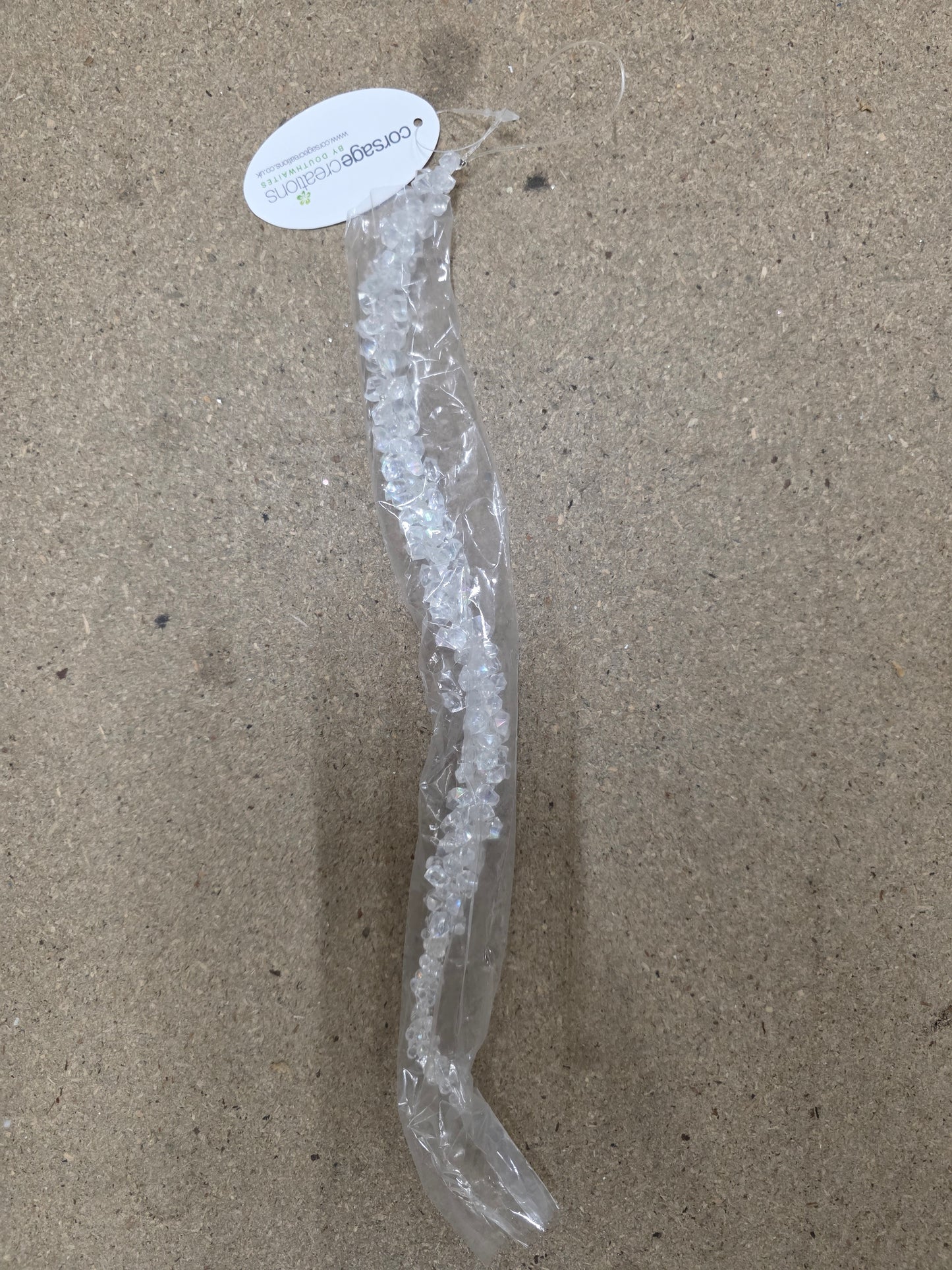 Acryllic Icicle Drop 32cm