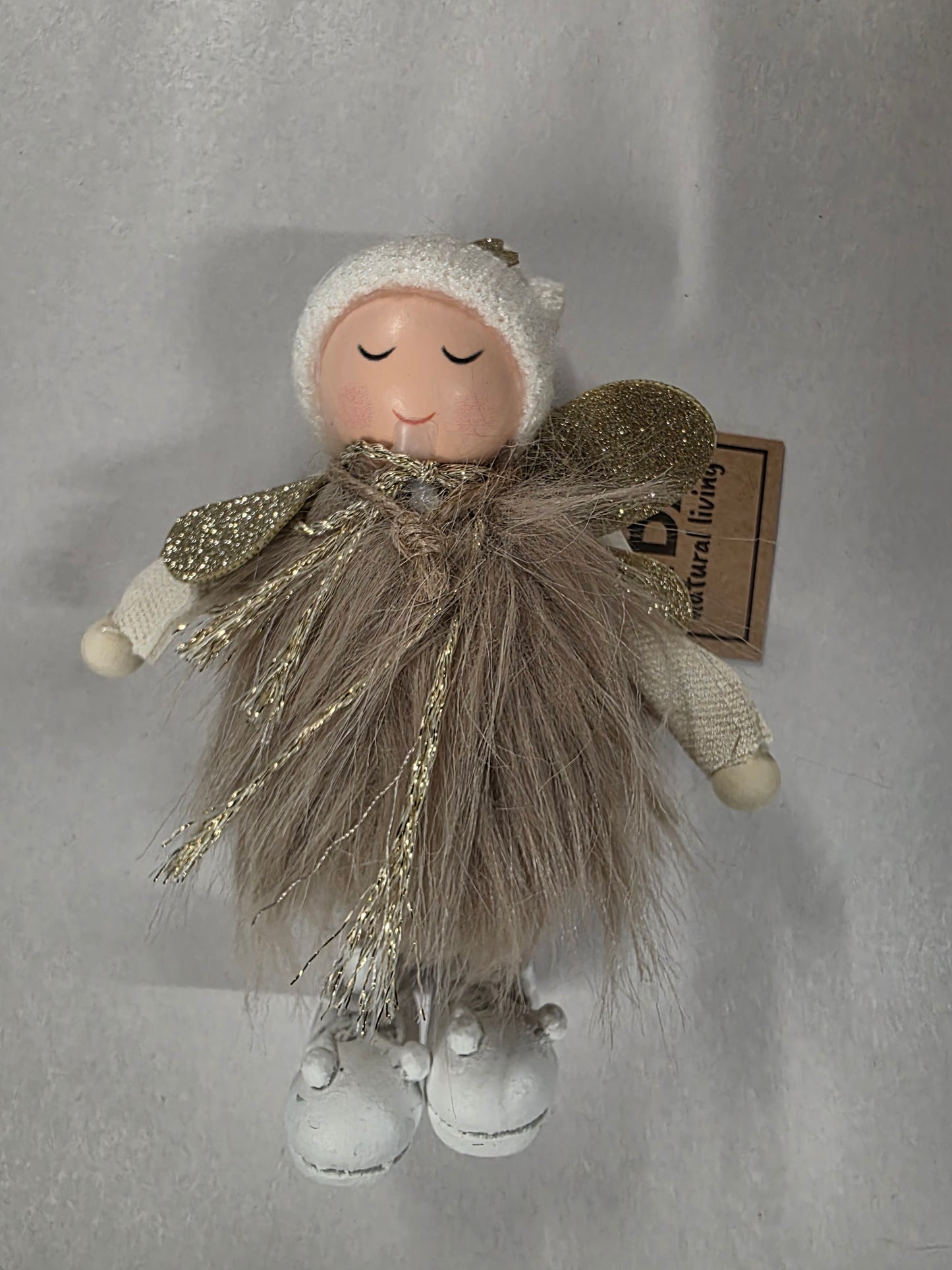 Angel Furry 15cm Beige