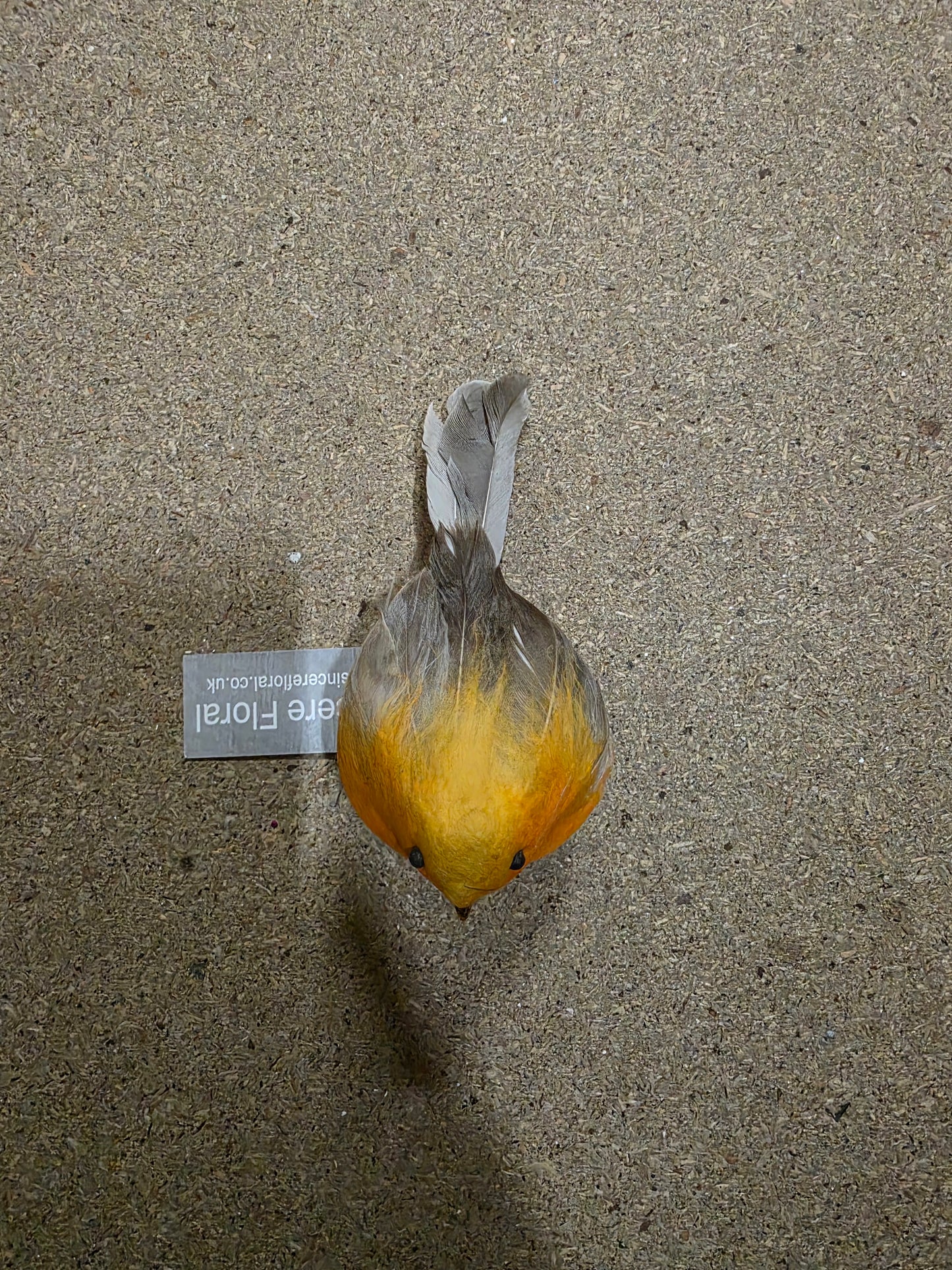 Fat Reggie Robin On Clip 12cm