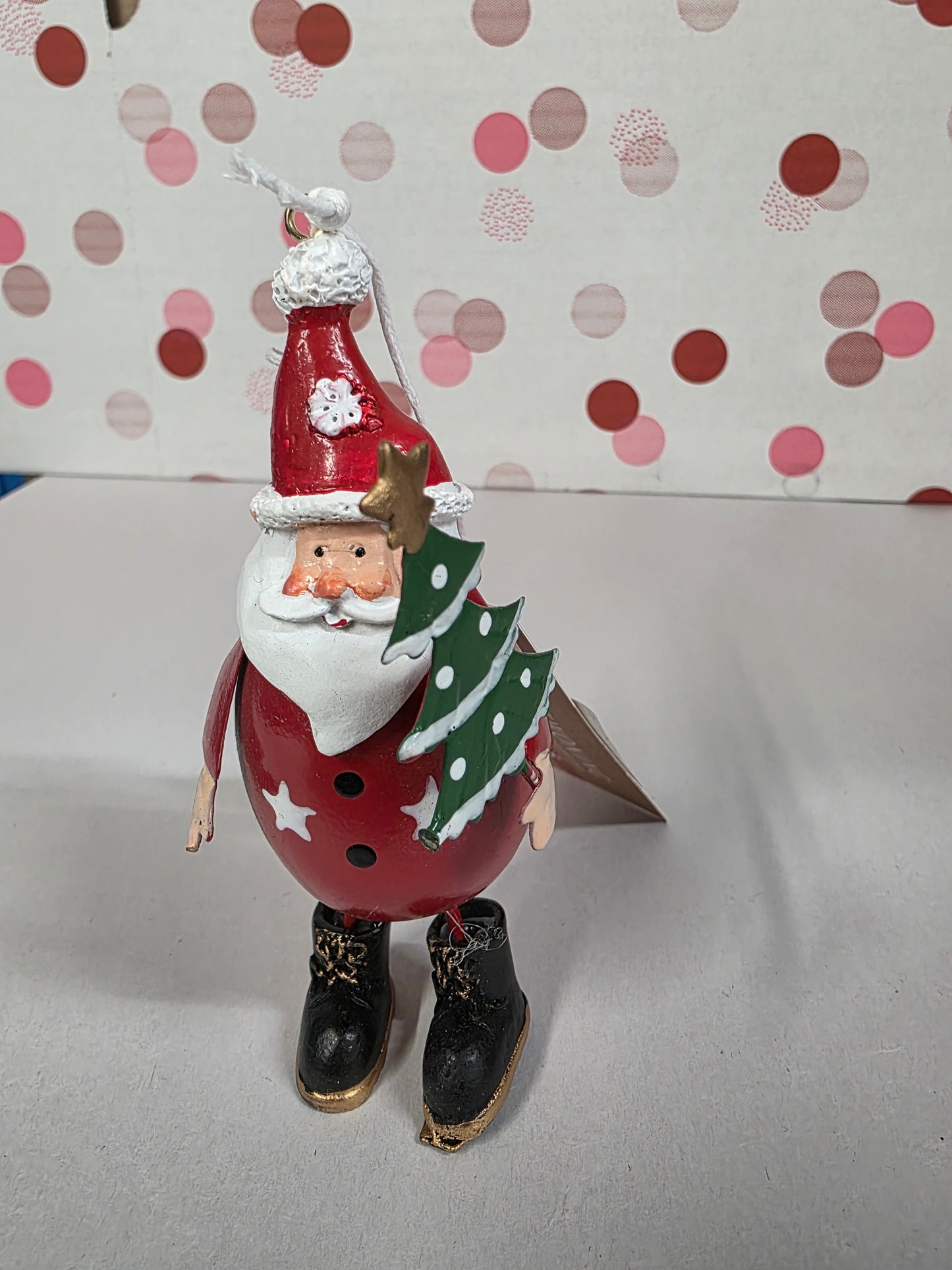 Hanger Metal Santa 14cm