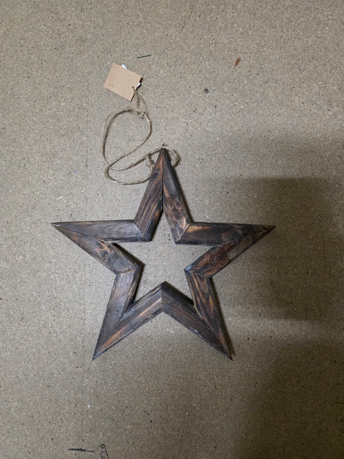 Hanger Star Tung Grey 34cm