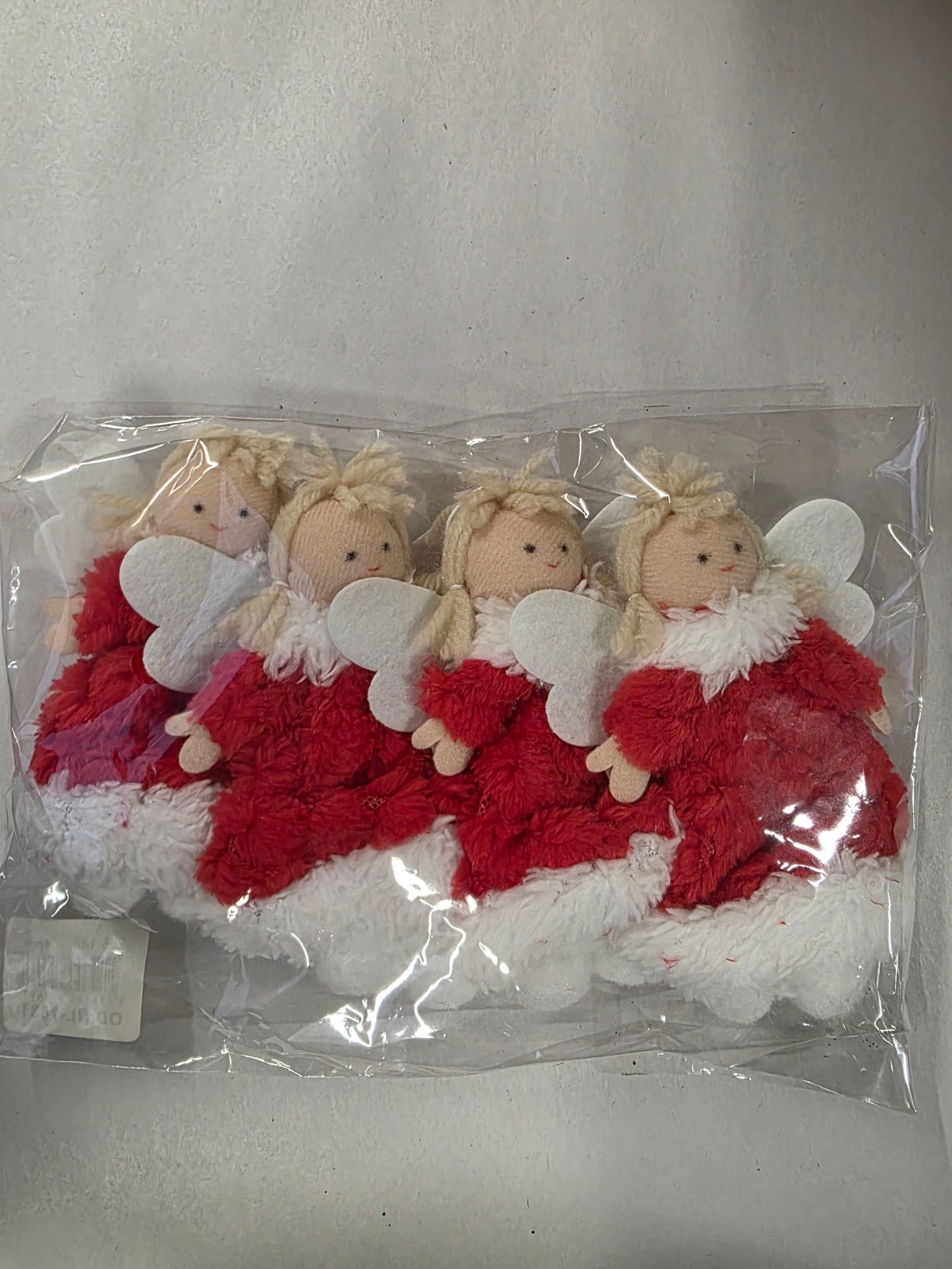 Hanging Angel Red 12cm