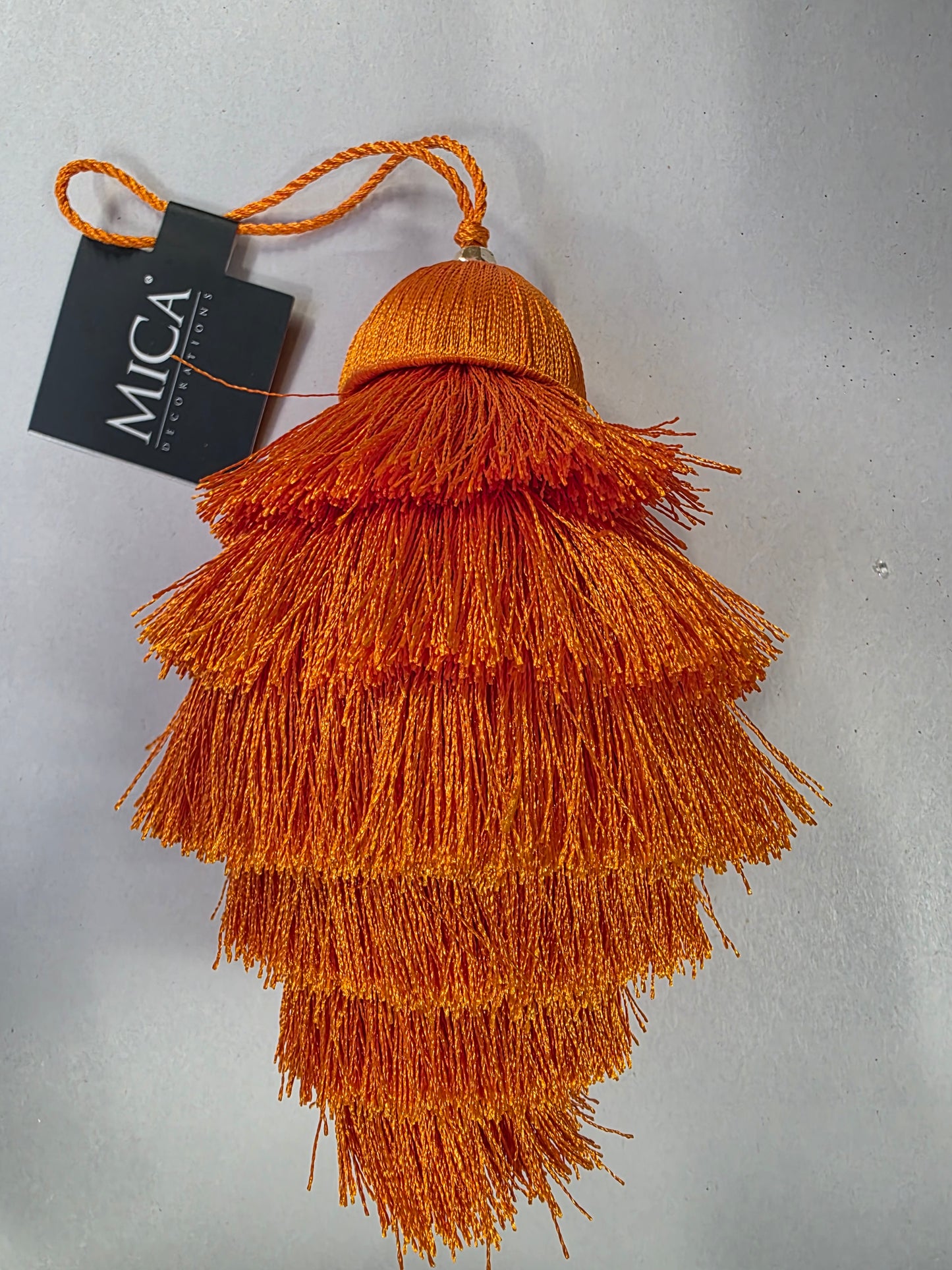 Hanging Chandelier 15x9cm Orange