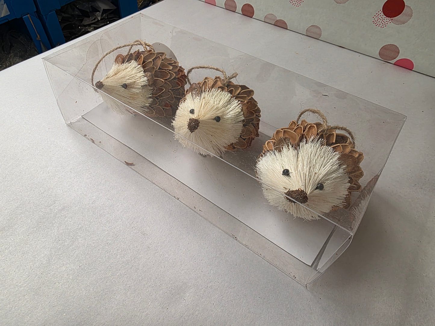 Hedgehogs X3 11cm Natural
