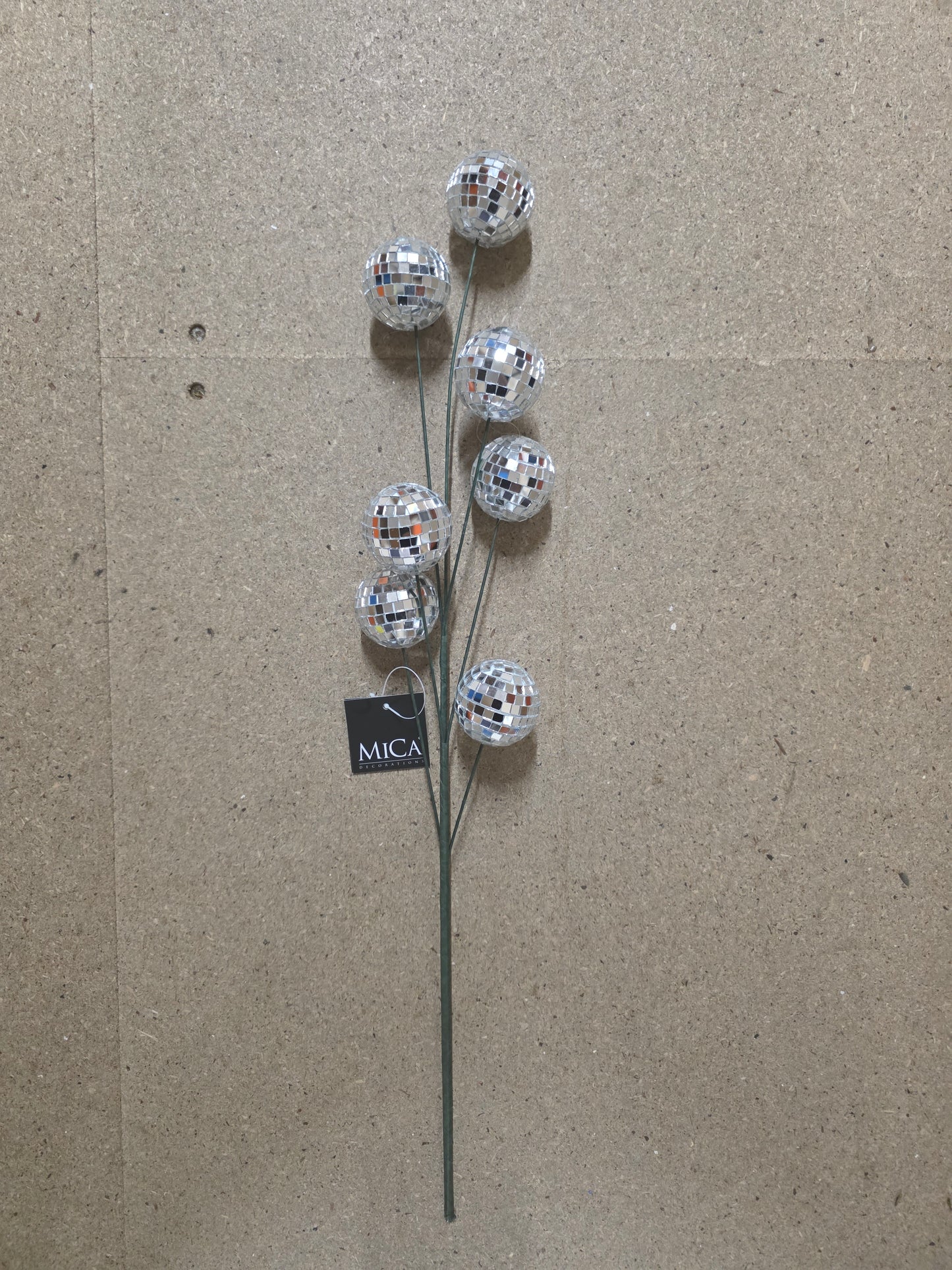 Branch Mirror Balls Silver 60cm