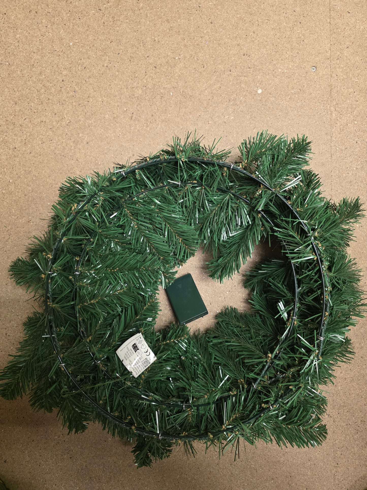 Wreath Green Norton L E D 60cm