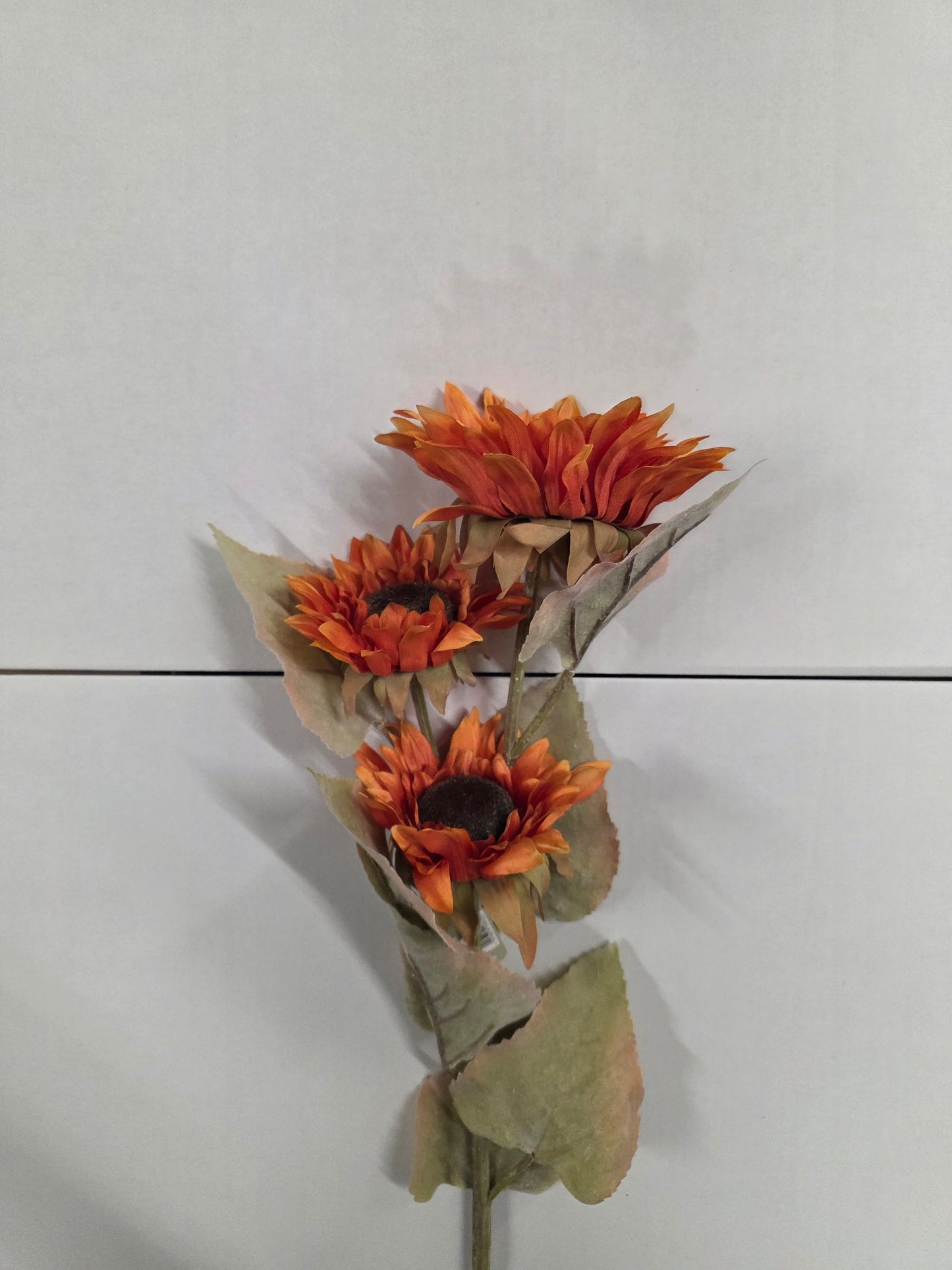 Autumn Sunflower Spray 84cm Orange