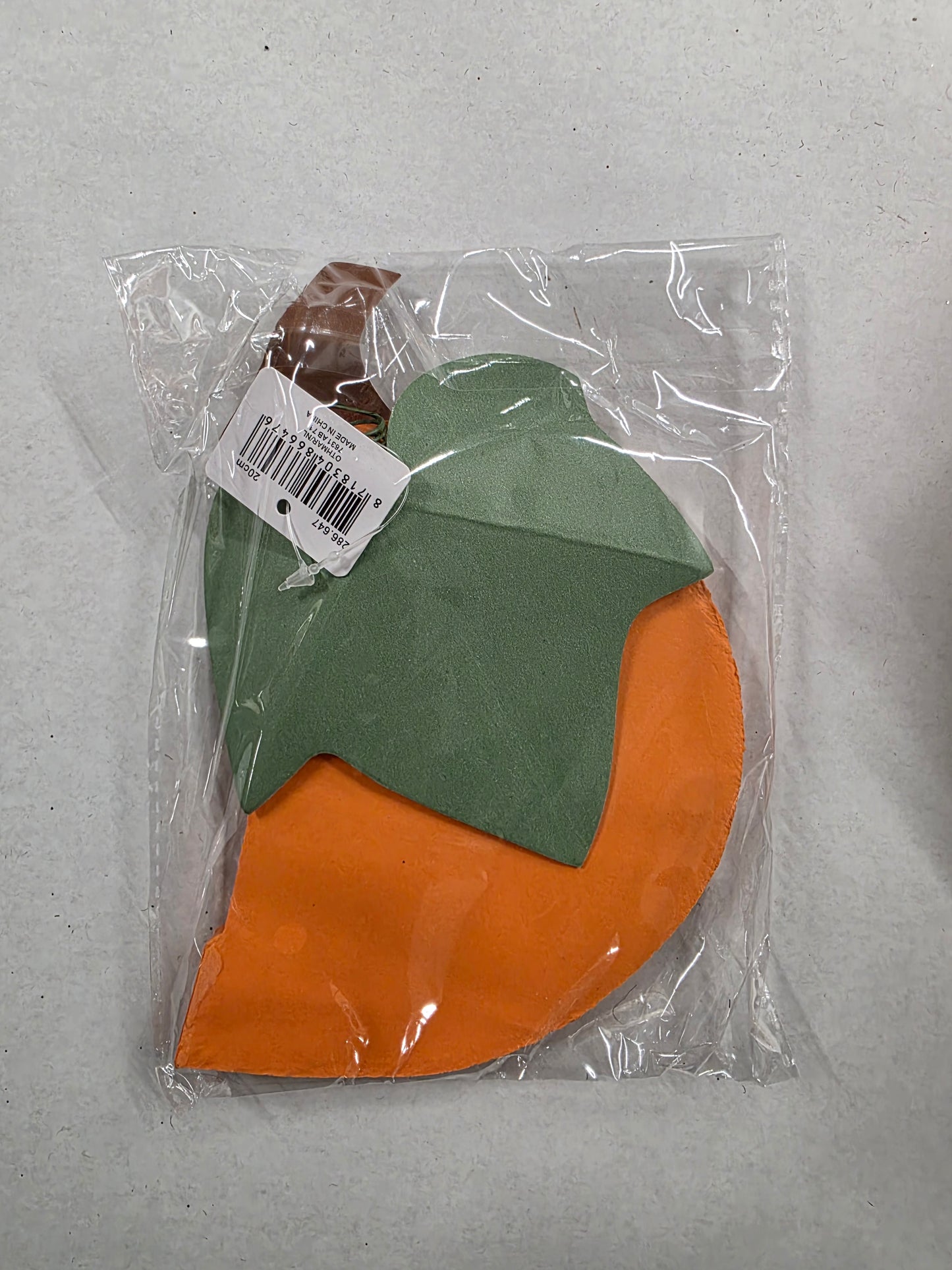 Paper Pumpkin Orange 20x16.5cm