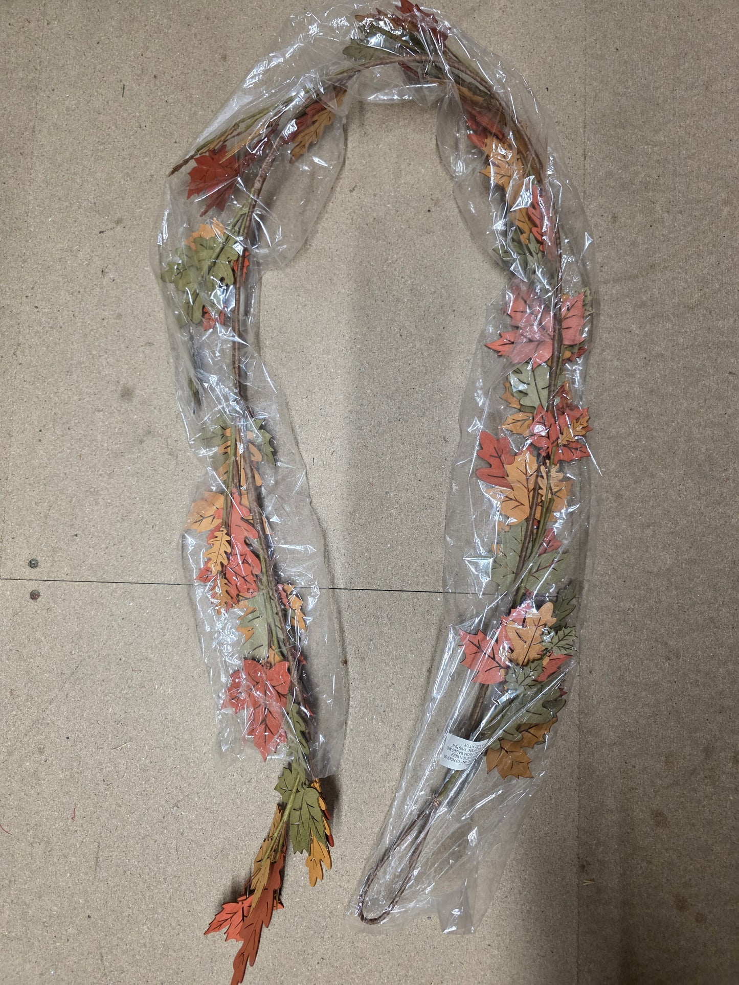 Wooden Maple & Oak Garland 180cm