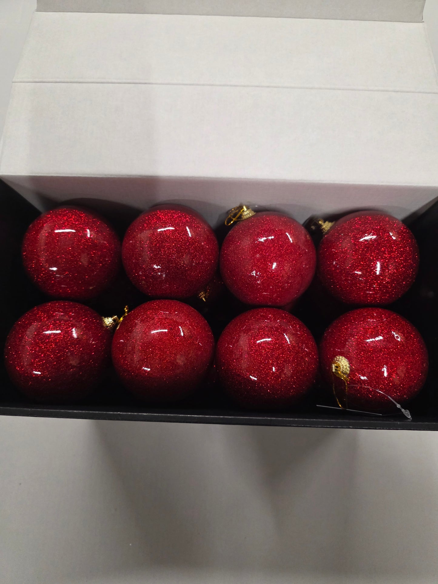 Bauble Unbreakable 8cm Red X24