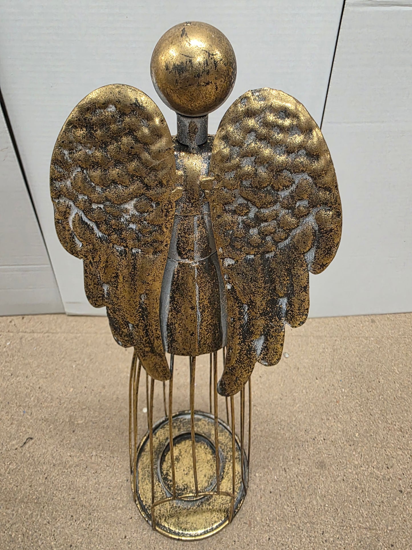 Candle Holder Angel Gold 54cm