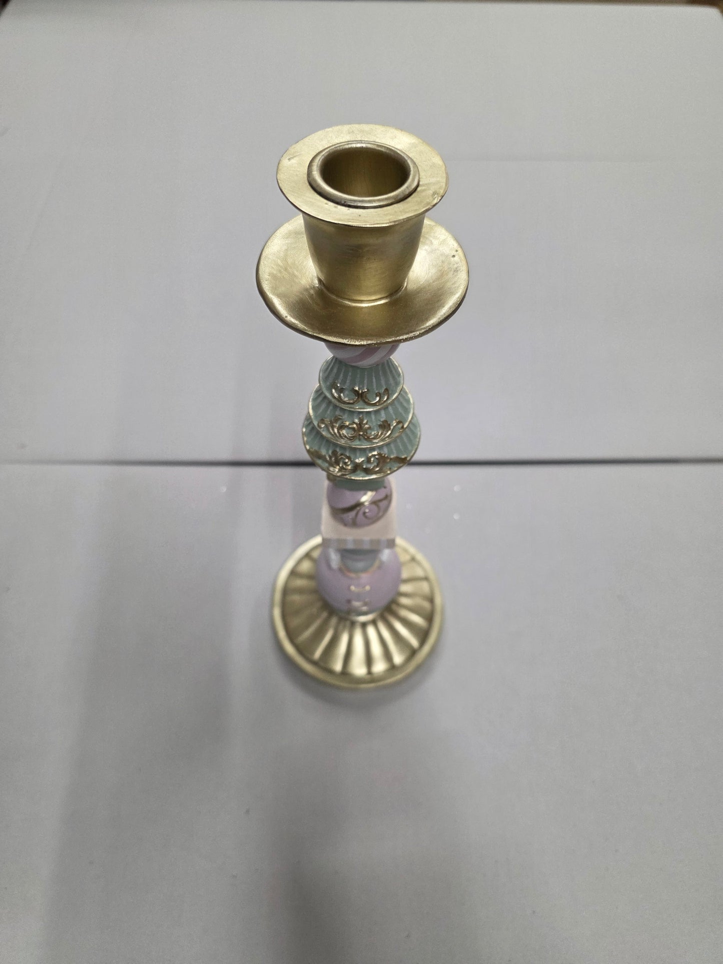 Candle Holder Layers Poly 31cm