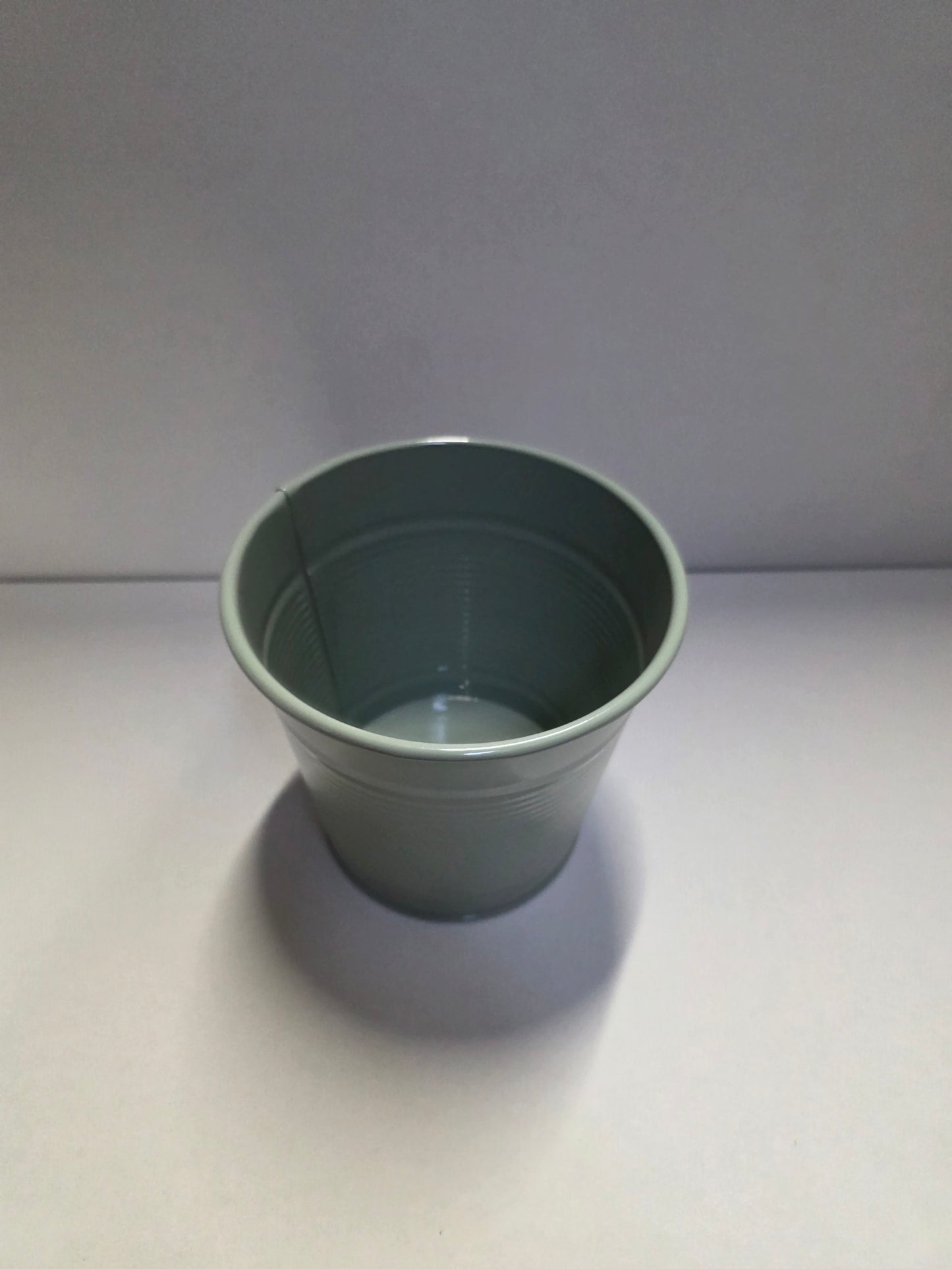 Metal Pot Shiny Eucalyptus 13x12cm