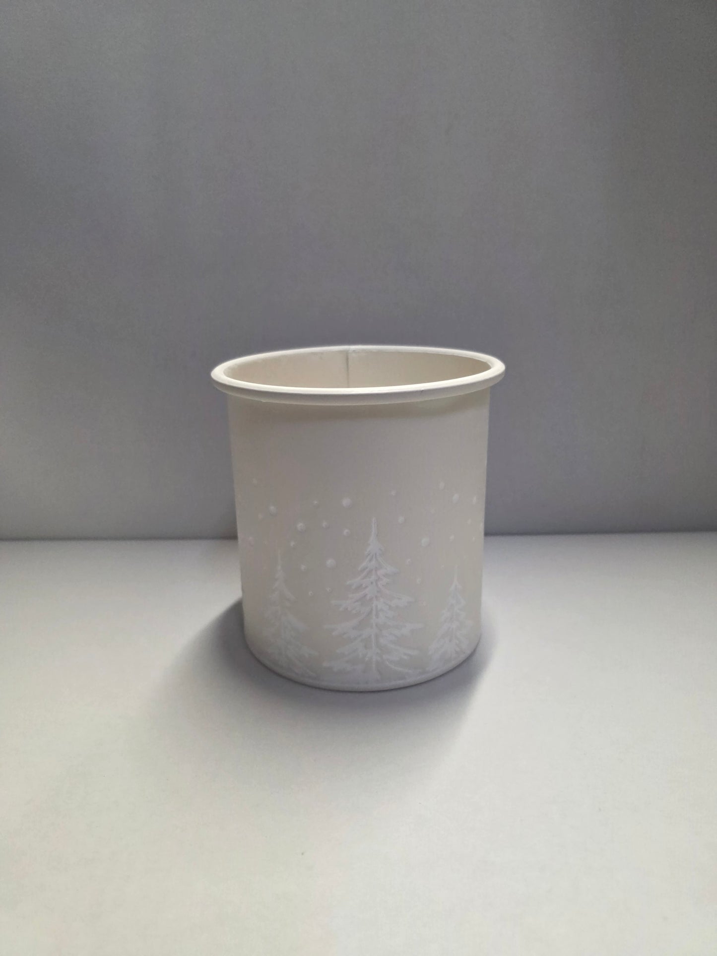 Metal Pot White 13x14cm