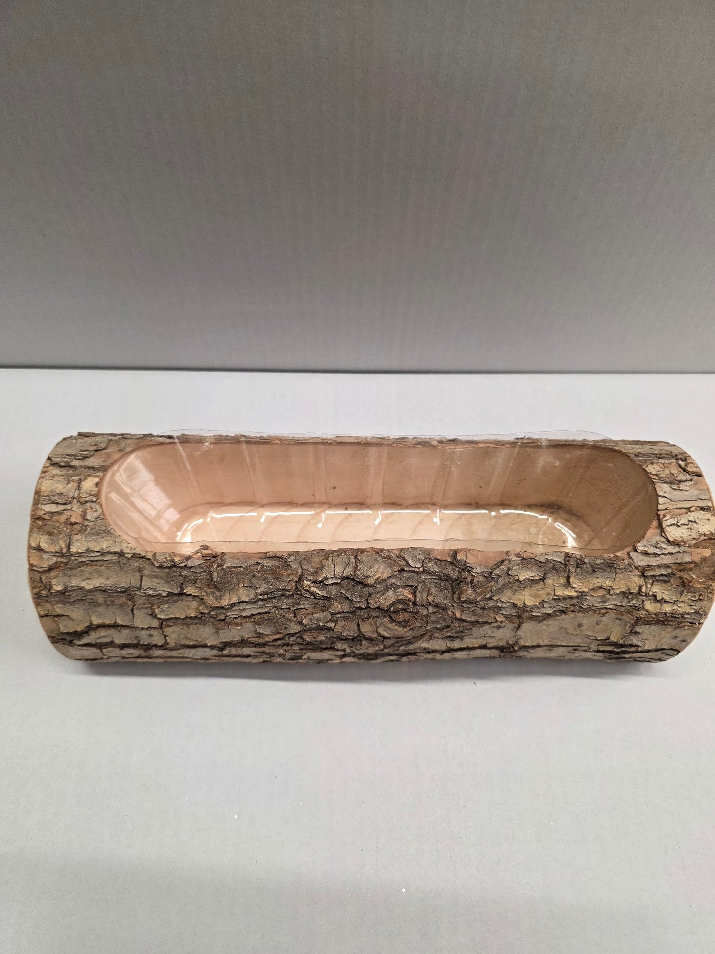 Planter Bark Natural 28cm