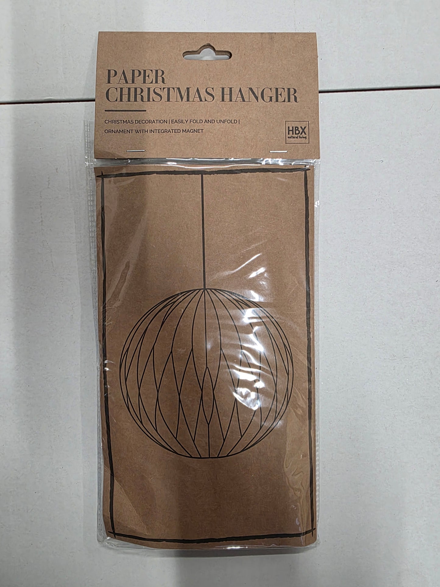 Hanging Ball Green & Gold 24cm