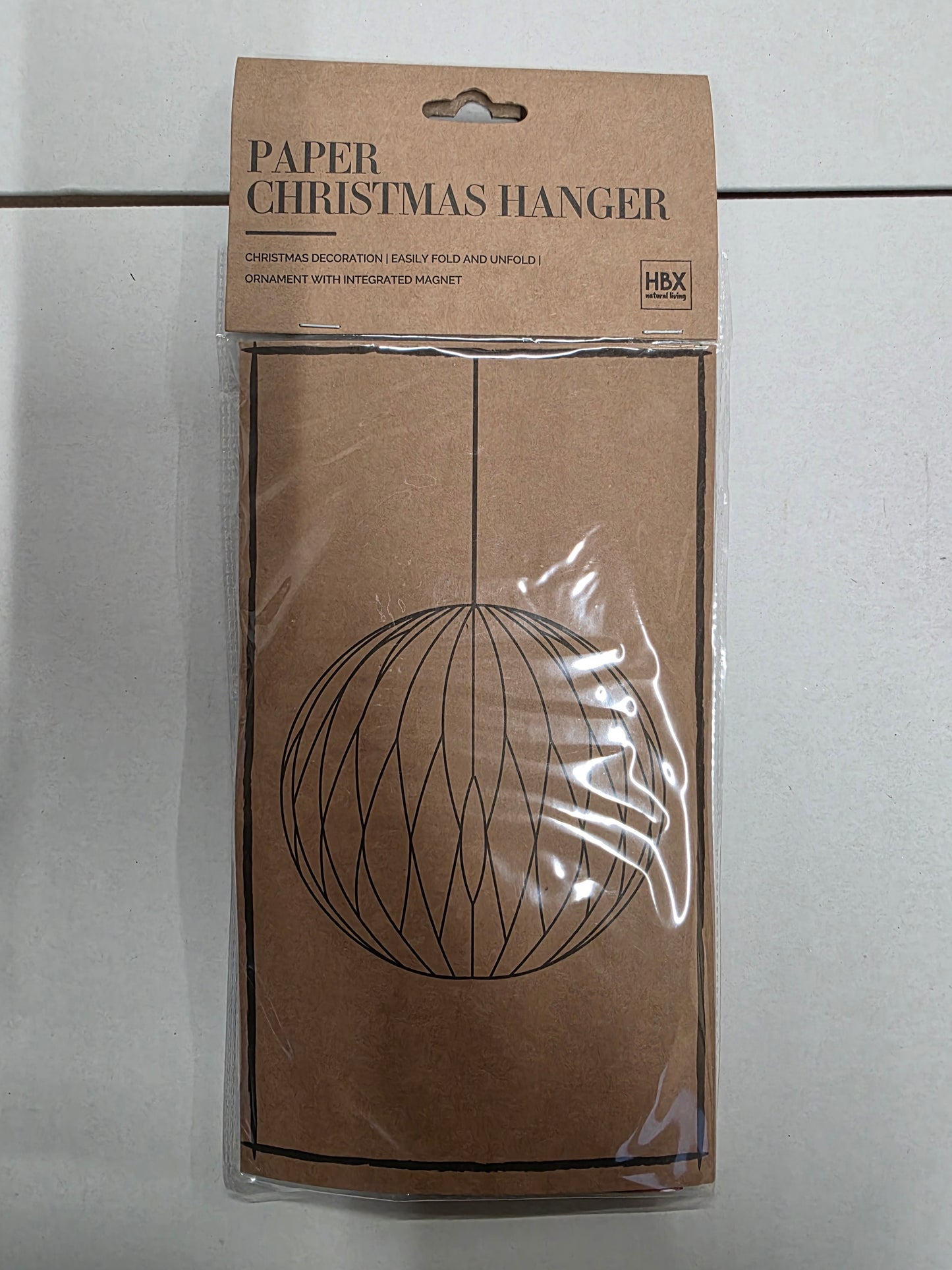 Hanging Ball Ball Red and Gold 24cm