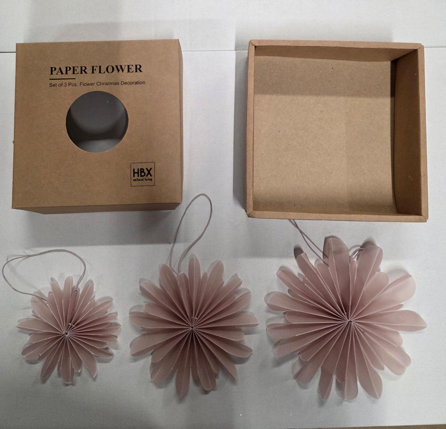 Hanging Flower Foldy 3 Set 10x13x16cm