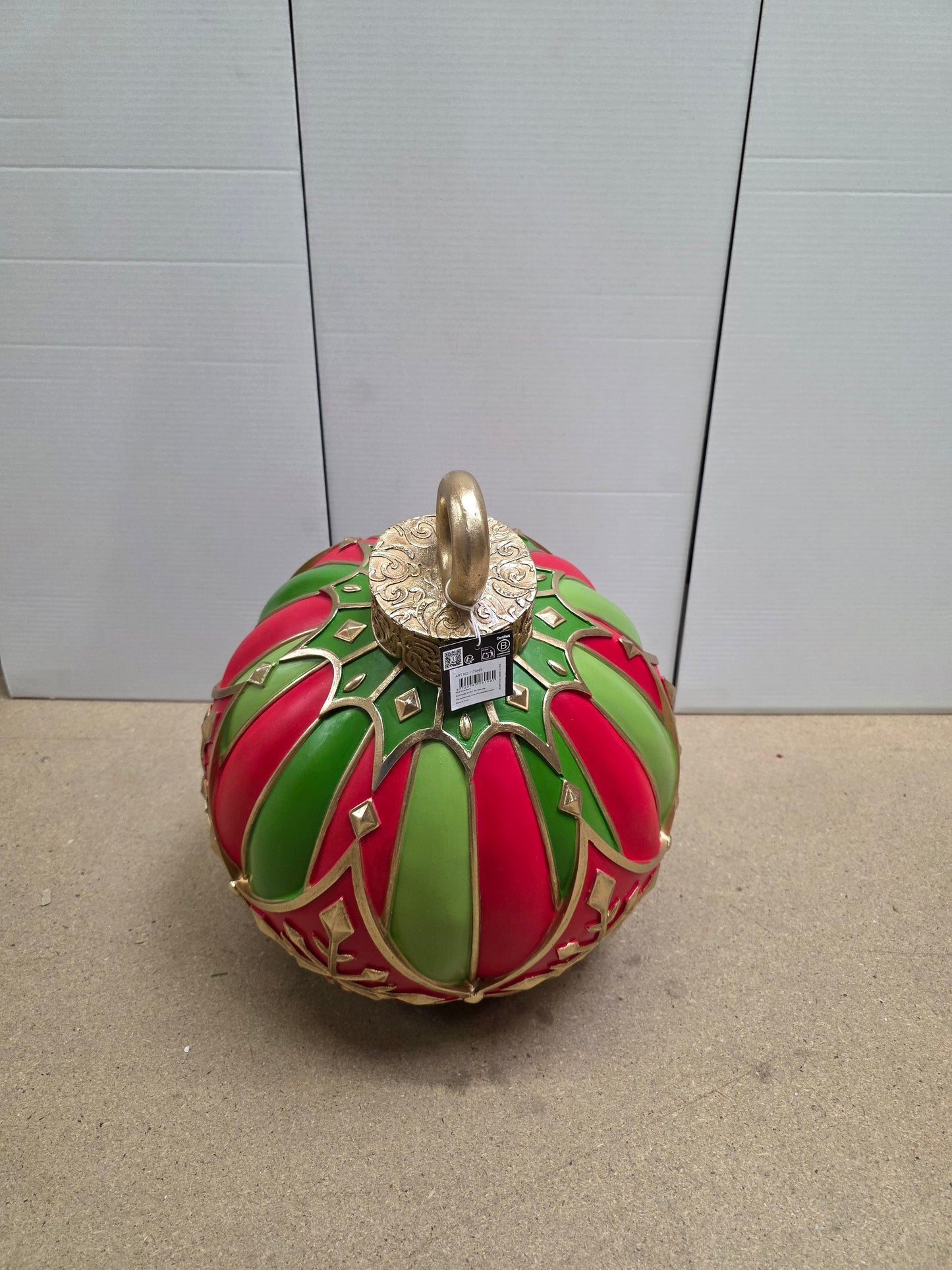 Giant Display Bauble Red 46x39cm