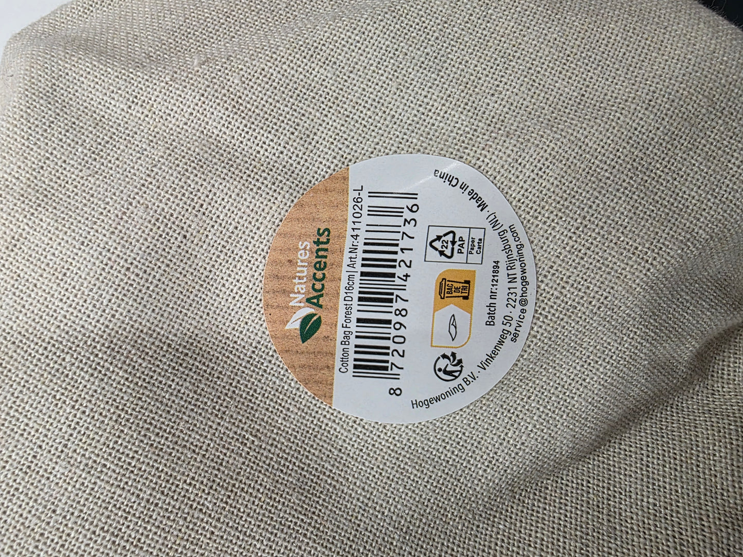 Forest Cotton Lined Bag 13 and 16cm