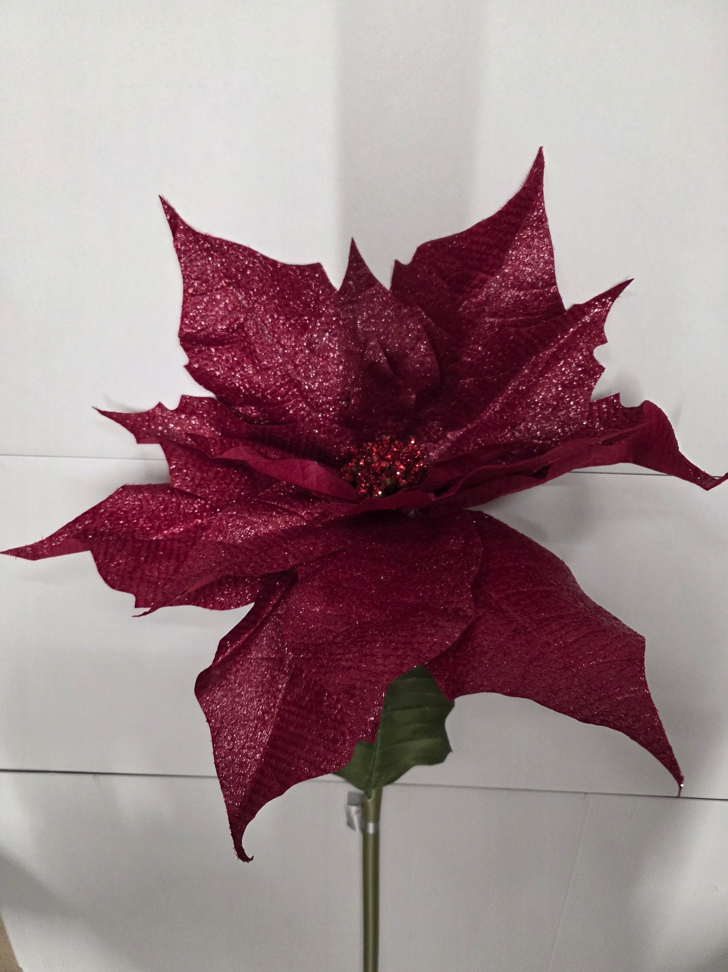 Giant Pionsettia Burgundy 135cm