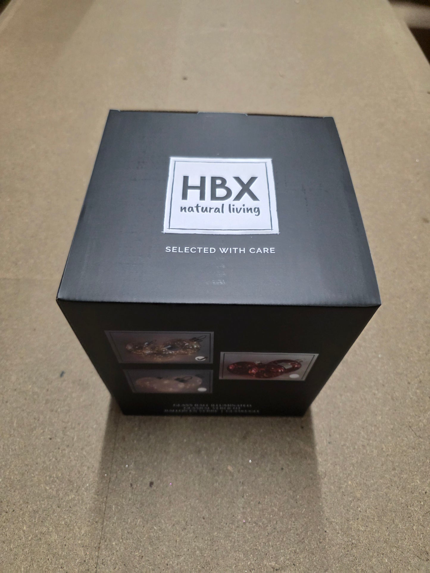 L E D Bauble Glass Twinkle Silver 20cm