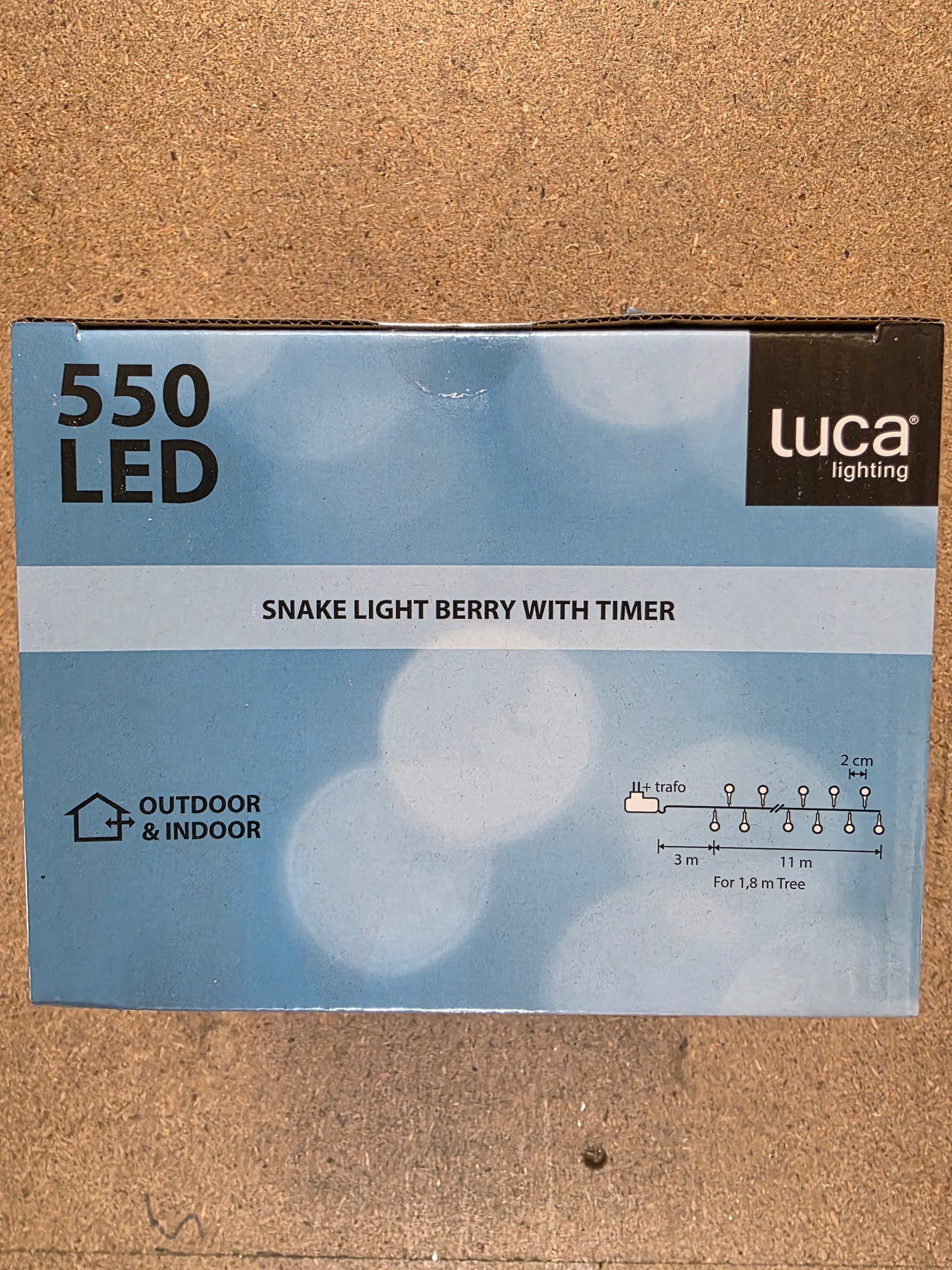 L E D Snake Light Berry White 550