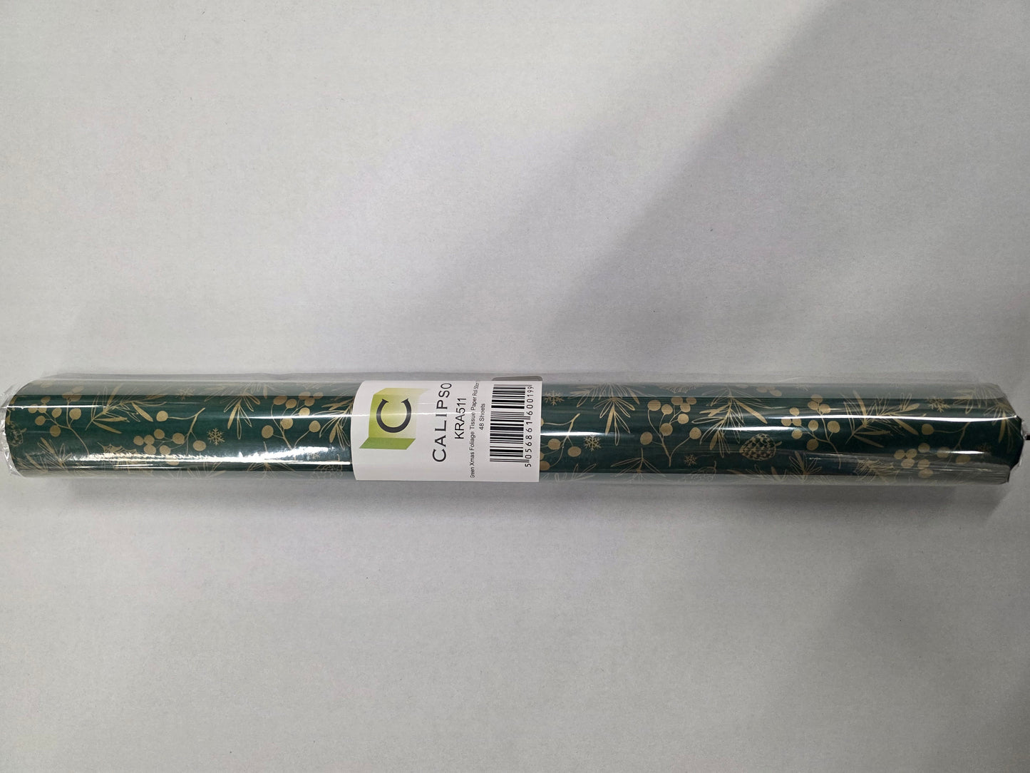 Tissue Xmas Foliage X48 Green 50 X75cm