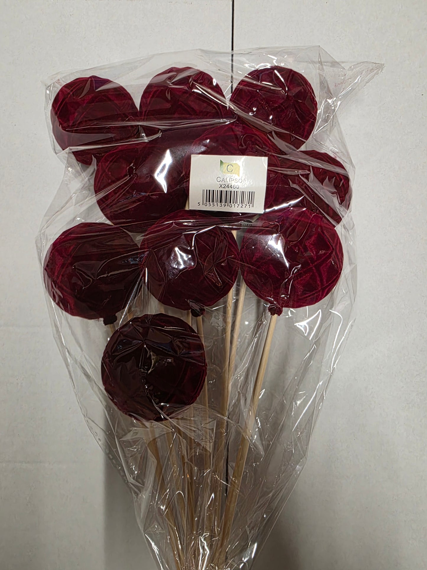 Pick Bauble Felt Burgundy 50x6cm (Pack of 10 pieces)