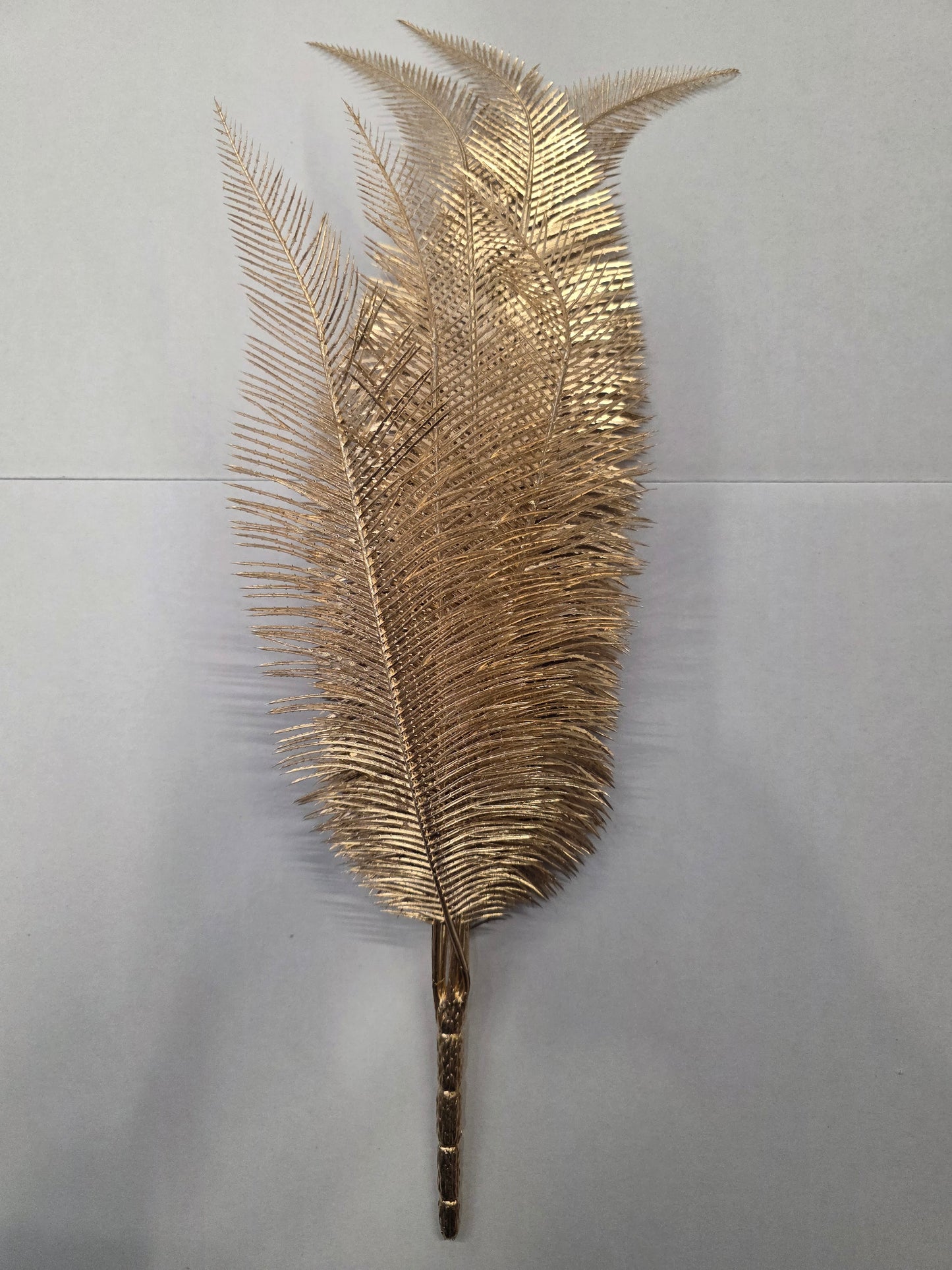Fern Bush Metallic Gold 47cm