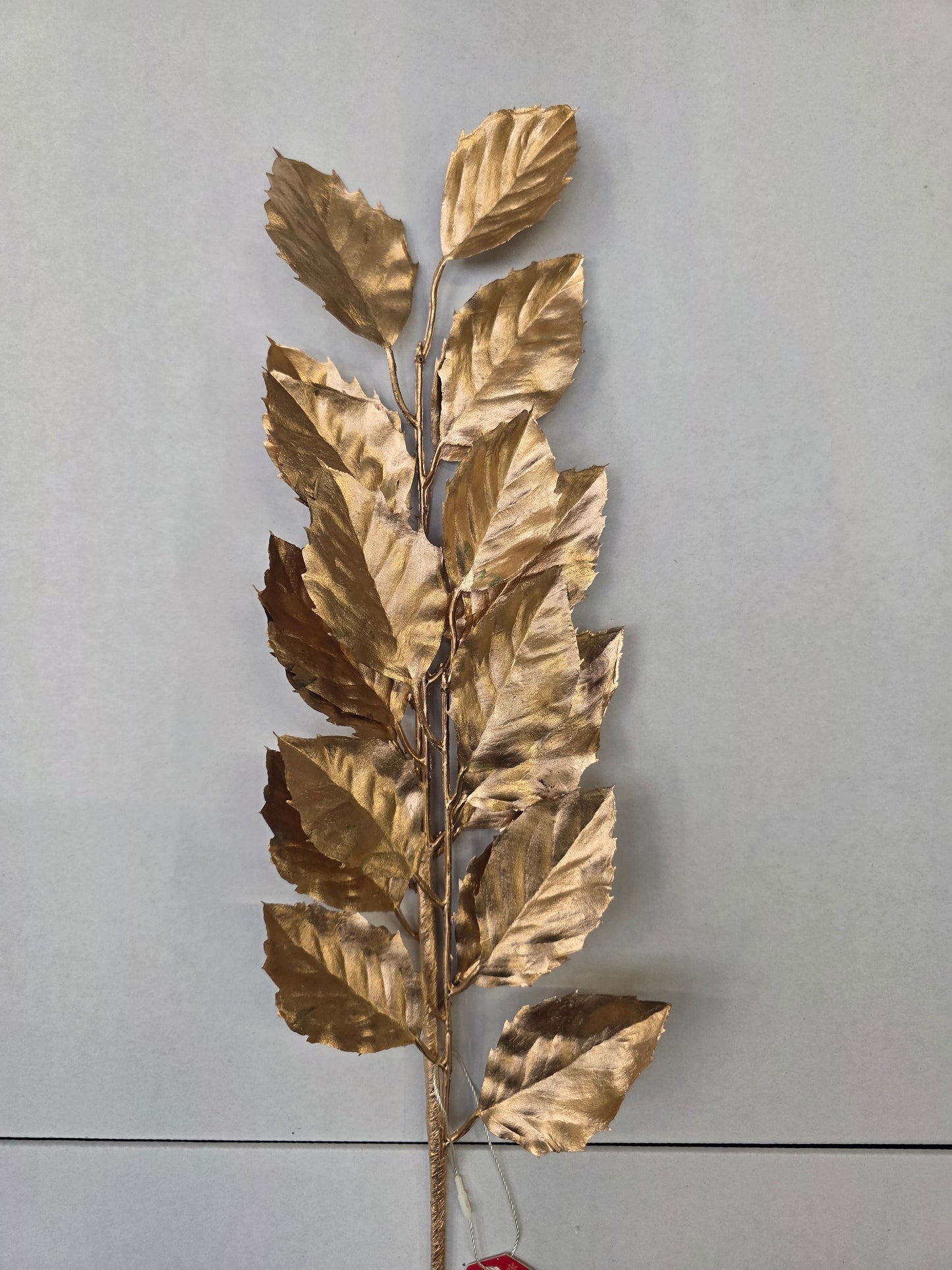 Metallic Birch Leaf Spray Gold
