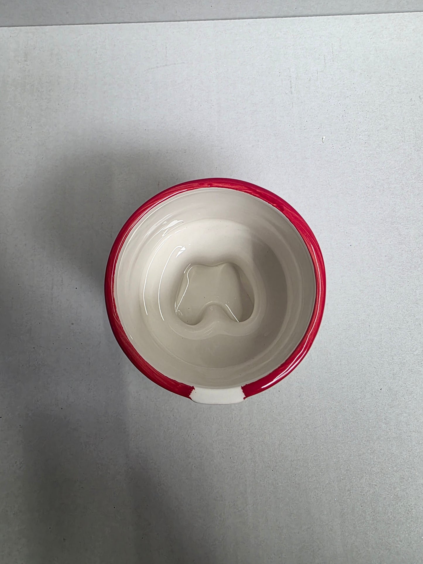 Ceramic Pot Santa Red 10x9cm