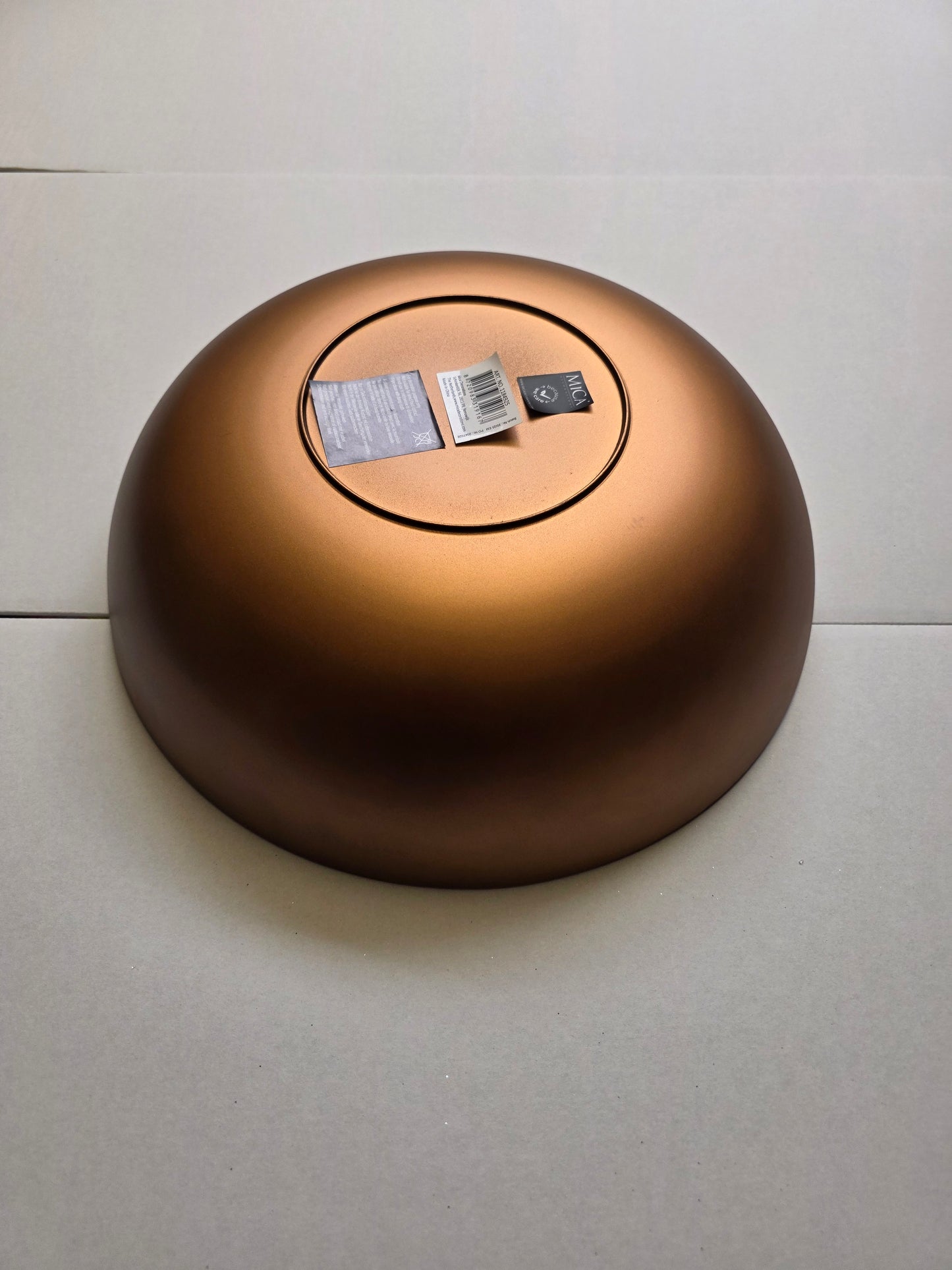 Mila Bowl Recycled Plastic Bronze