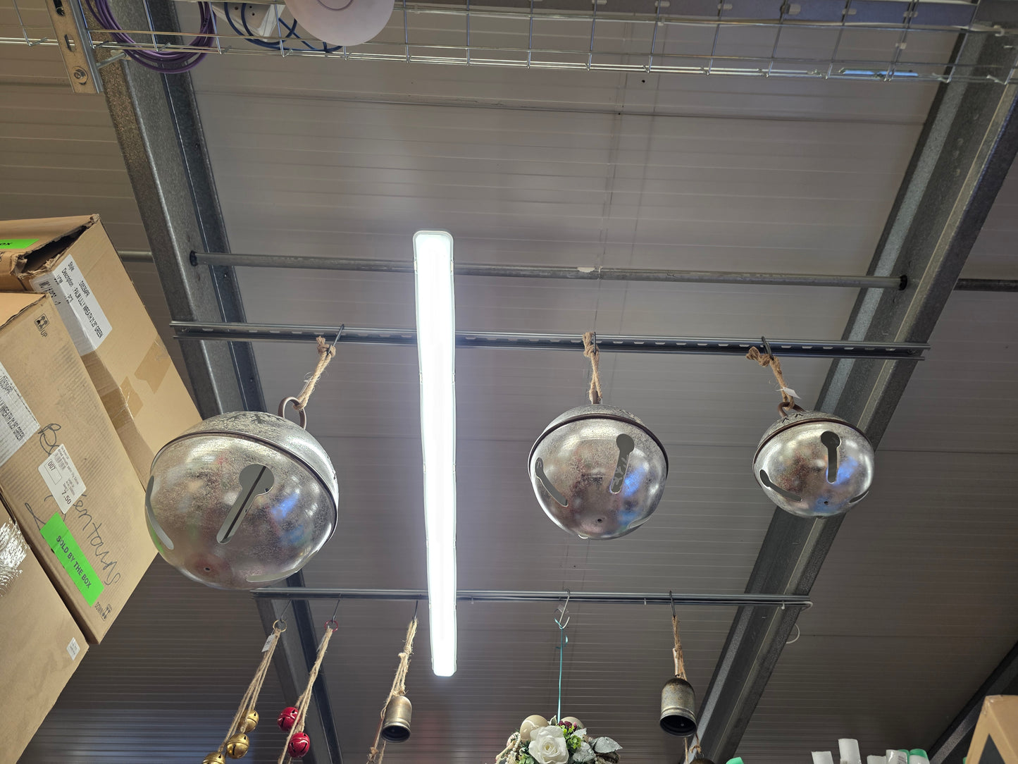 Hanger Snow Bell Set Of 3 Silver