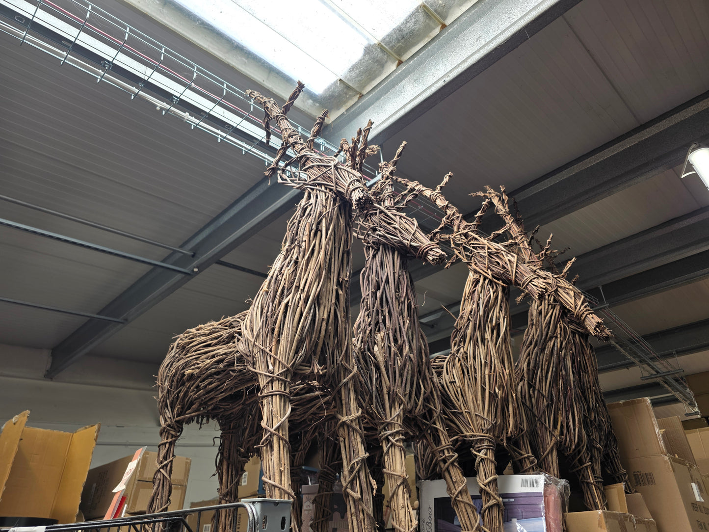 Reindeer Standing Vine 137cm