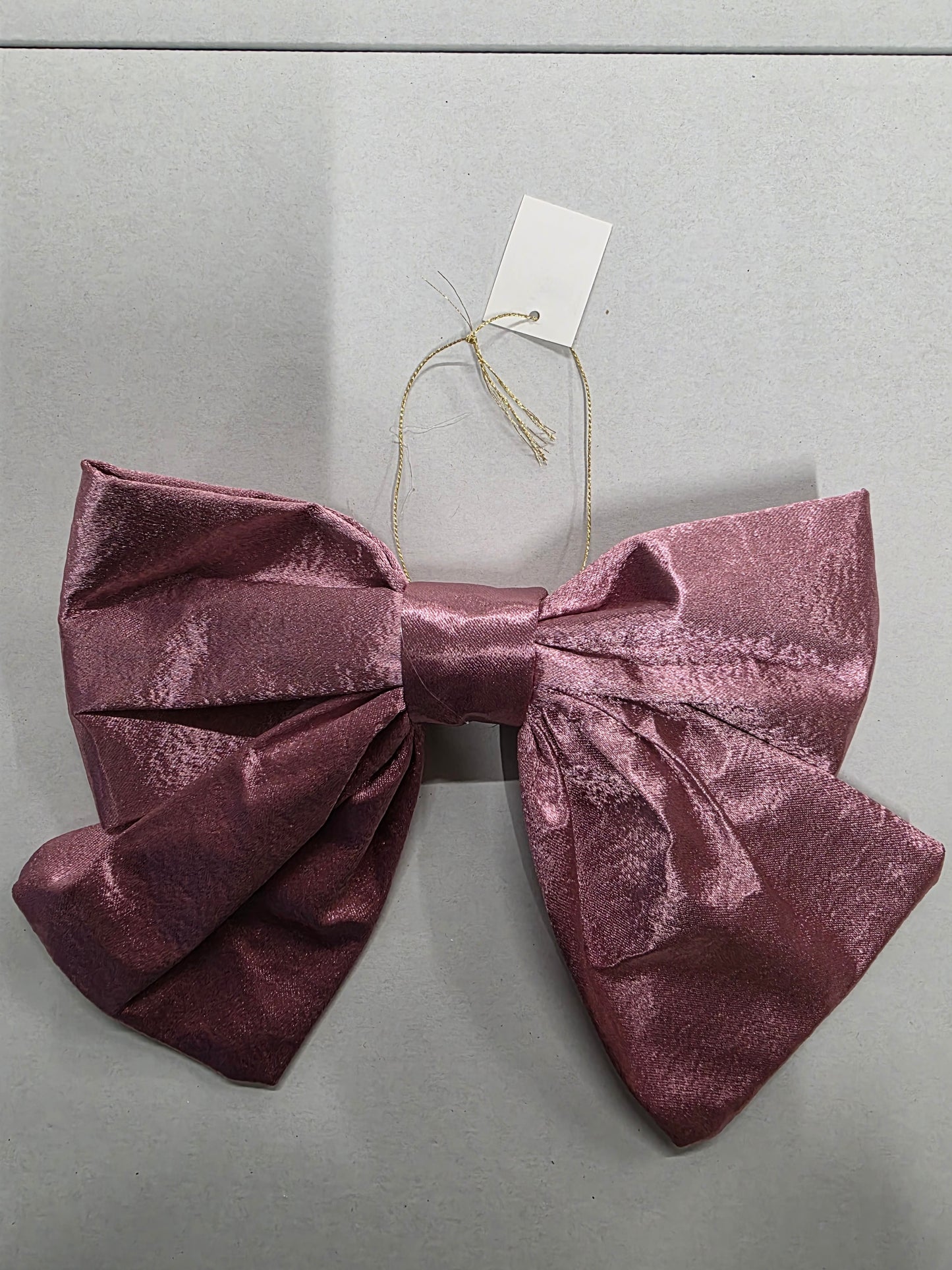 Bow Fabric 22x19cm Pink