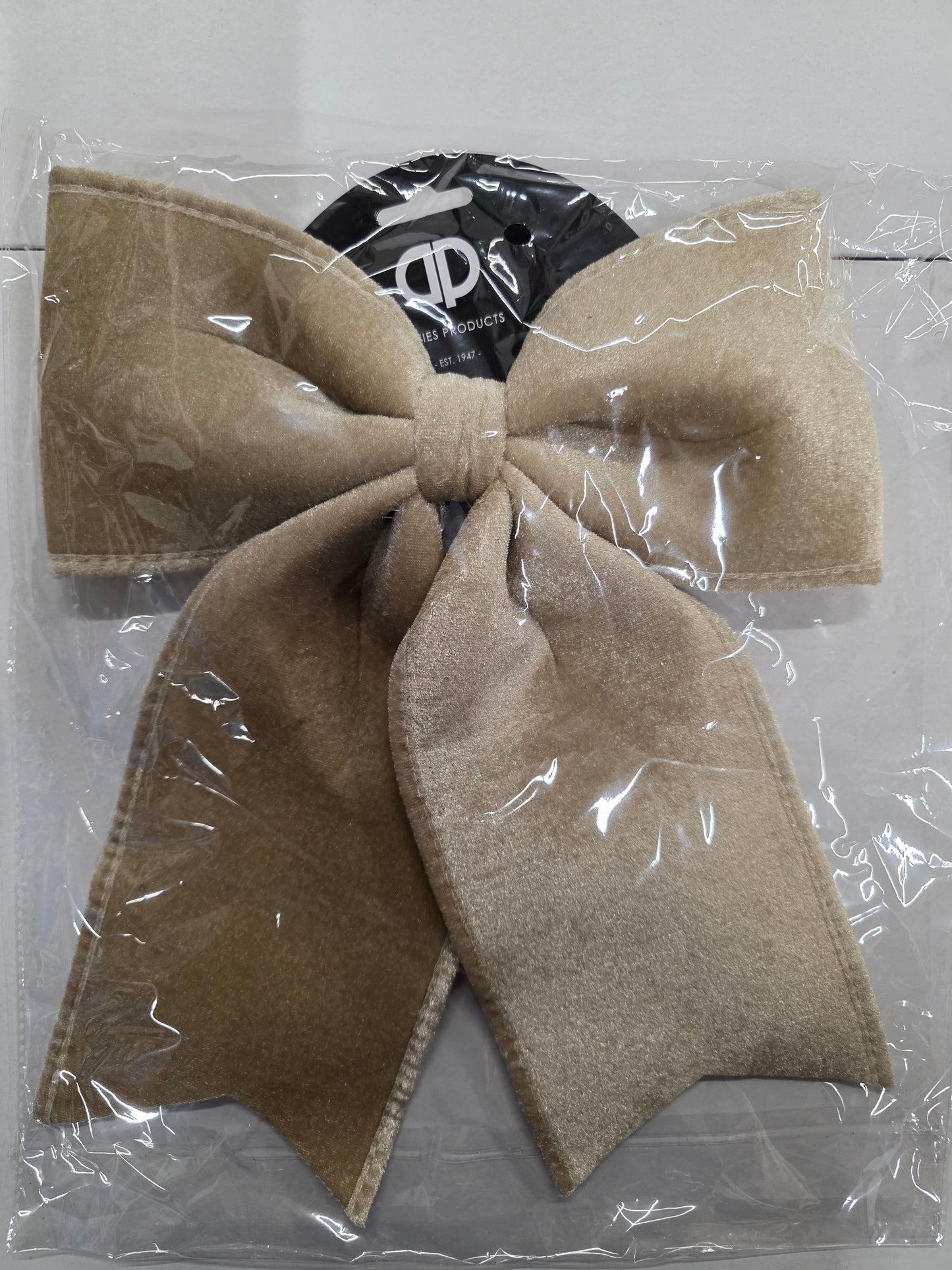 Bow Velvet Beige 30x35cm