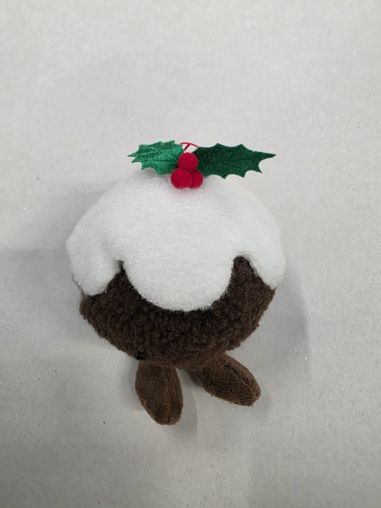 Hanging Plush Christmas Pudding 16cm