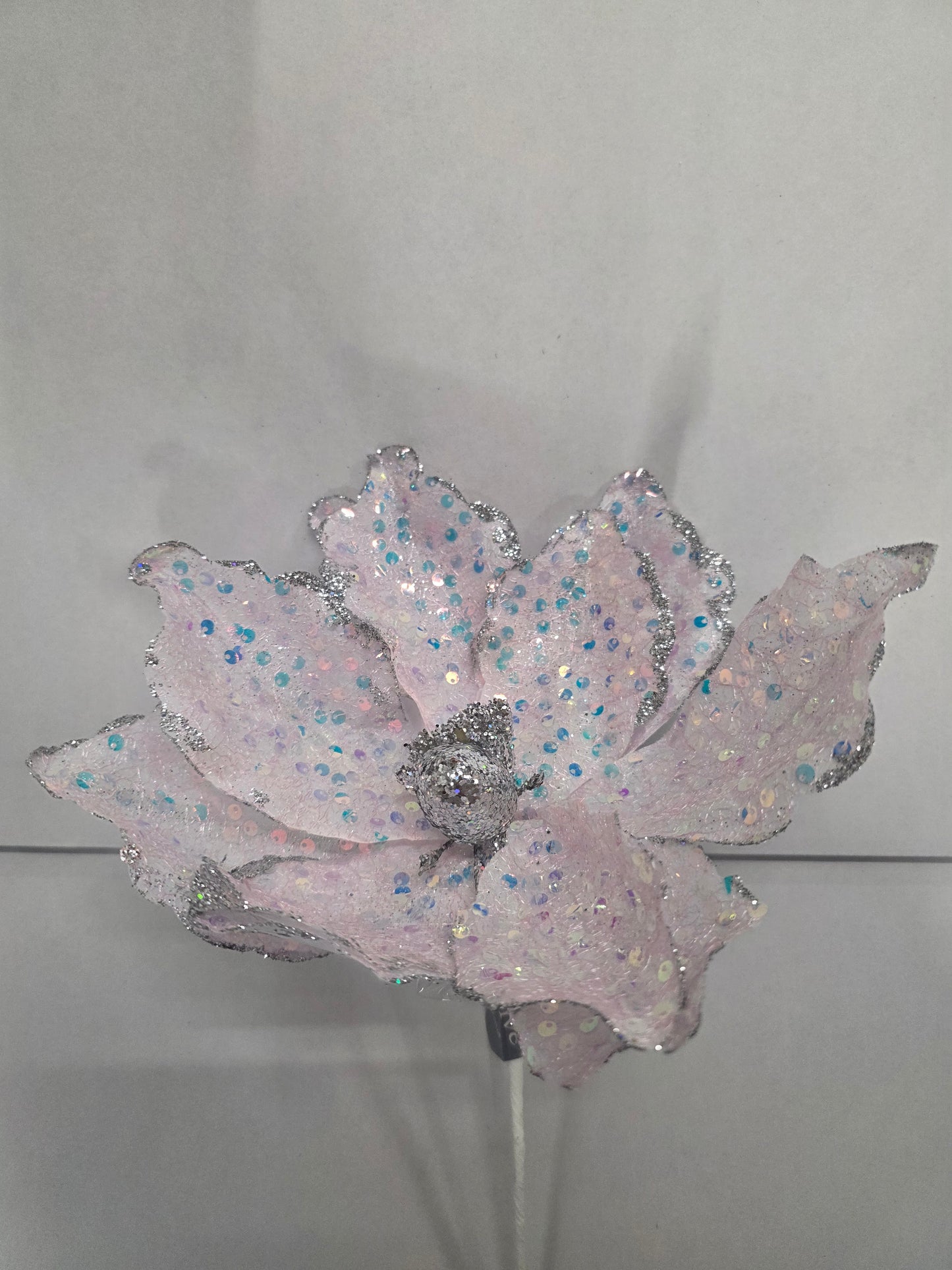 Poinsettia Pink Iridescent 39cm