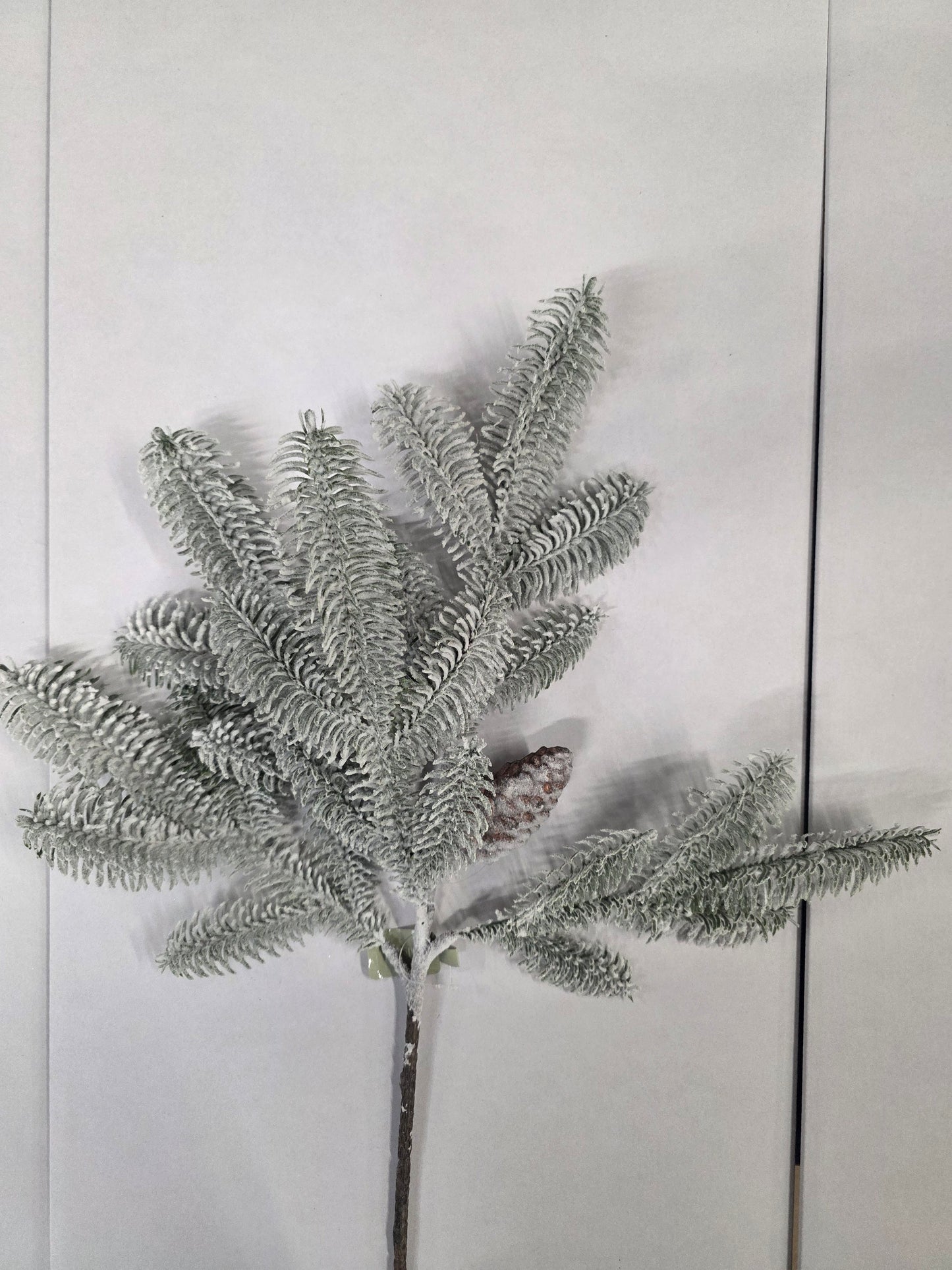 Snowy Pine Spray Cones 61cm