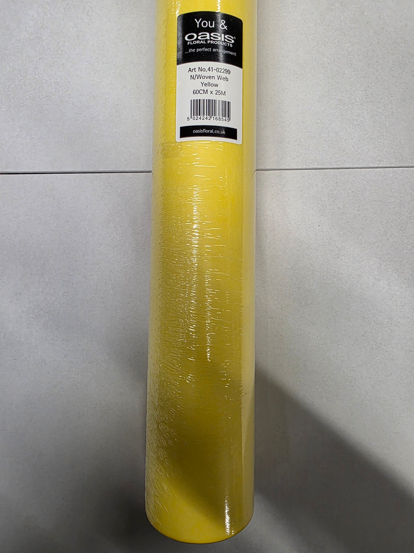 Non Woven Web Wrap Yellow