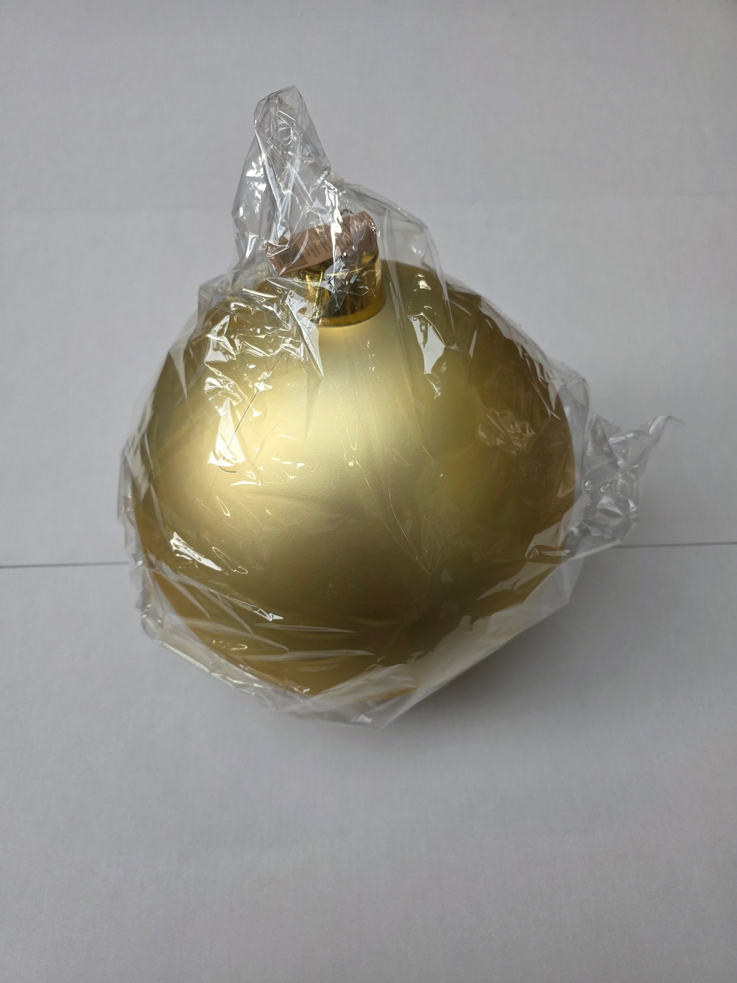 Bauble Unbreakable 30cm Matt Gold X1