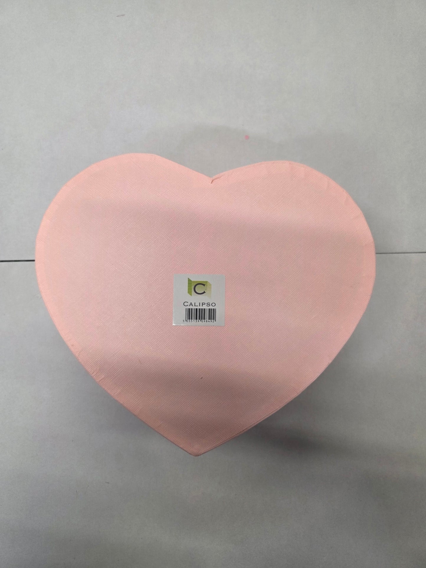 Artificial Heart Rose Box Pink 27x24x11.5cm