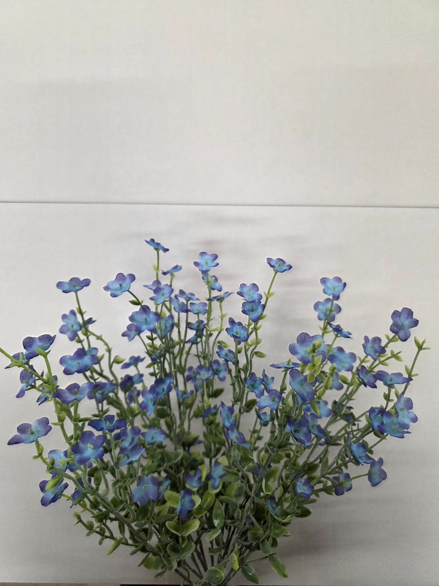 Artificial Blossom Foliage Bouquet Blue (PACK OF 2)